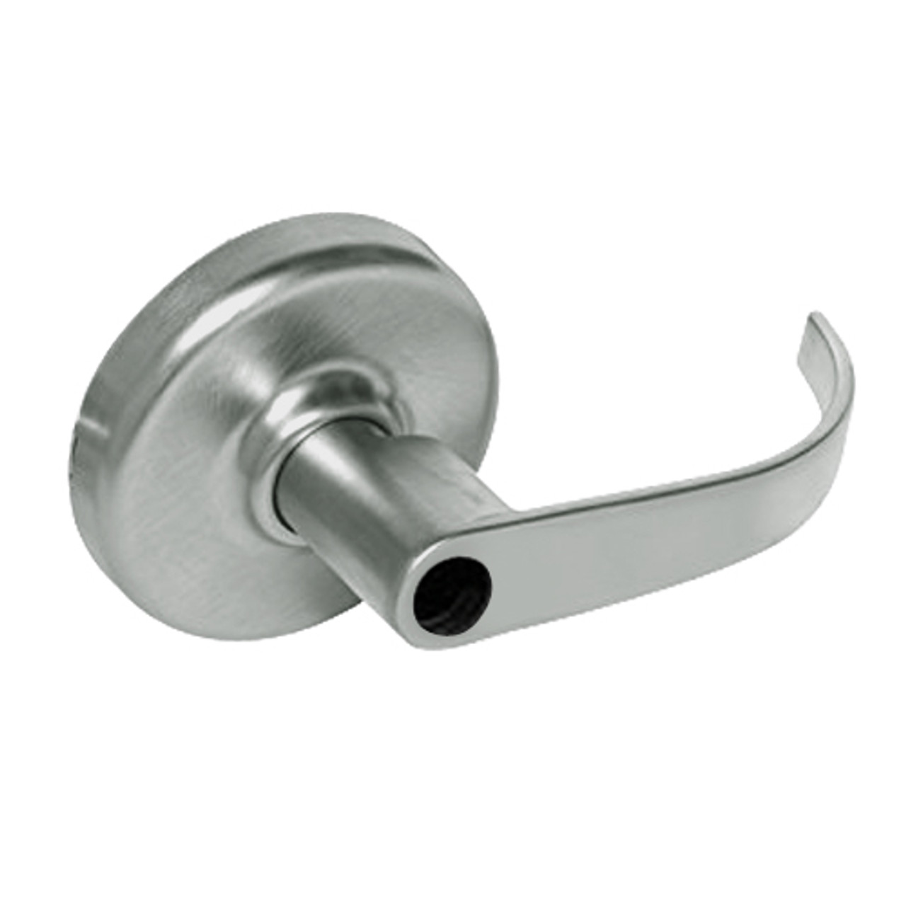 CL3351-PZD-619-LC Corbin CL3300 Series Less Cylinder Extra Heavy Duty Entrance Cylindrical Locksets with Princeton Lever in Satin Nickel Plated Finish