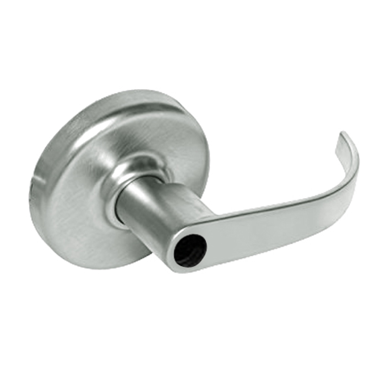 CL3357-PZD-618-LC Corbin CL3300 Series Less Cylinder Extra Heavy Duty Storeroom Cylindrical Locksets with Princeton Lever in Bright Nickel Plated Finish