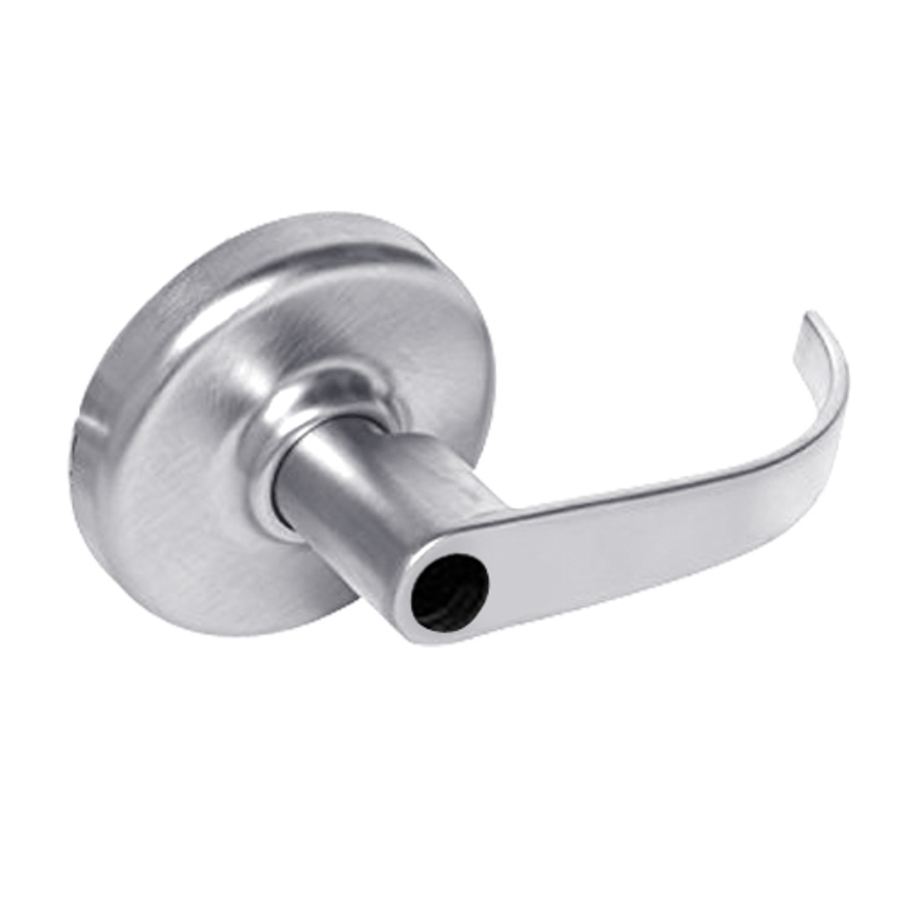 CL3361-PZD-625-LC Corbin CL3300 Series Less Cylinder Extra Heavy Duty Entry or Office Cylindrical Locksets with Princeton Lever in Bright Chrome Finish