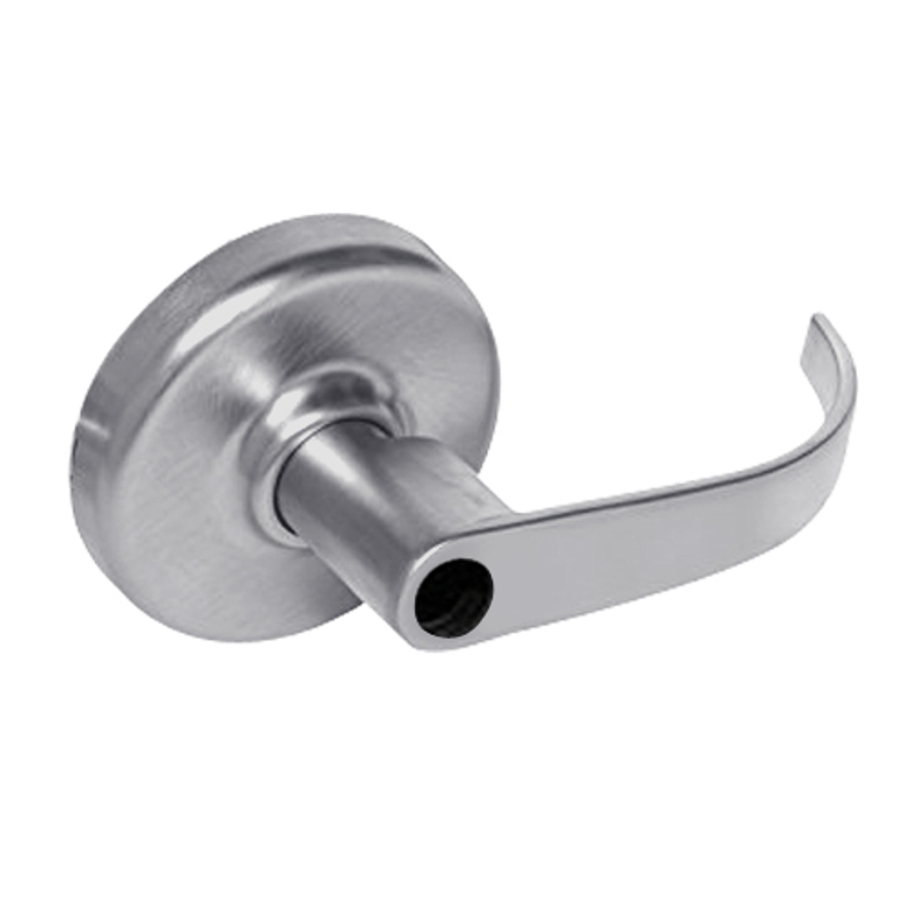 CL3375-PZD-626-LC Corbin CL3300 Series Less Cylinder Extra Heavy Duty Corridor/Dormitory Cylindrical Locksets with Princeton Lever in Satin Chrome Finish