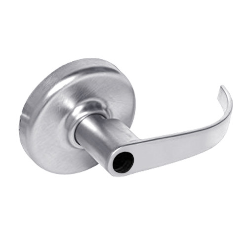 CL3393-PZD-625-LC Corbin CL3300 Series Less Cylinder Extra Heavy Duty Service Station Cylindrical Locksets with Princeton Lever in Bright Chrome Finish