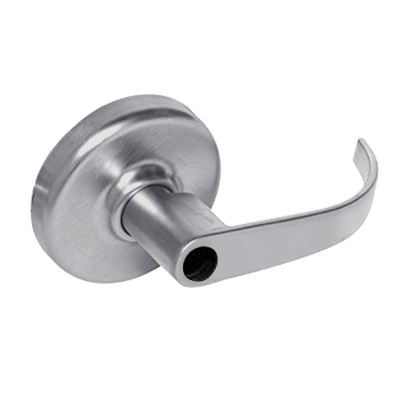 CL3381-PZD-626-LC Corbin CL3300 Series Less Cylinder Extra Heavy Duty Keyed with Blank Plate Cylindrical Locksets with Princeton Lever in Satin Chrome Finish