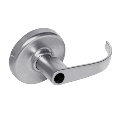 CL3391-PZD-626-LC Corbin CL3300 Series Less Cylinder Extra Heavy Duty Keyed with Turnpiece Cylindrical Locksets with Princeton Lever in Satin Chrome Finish