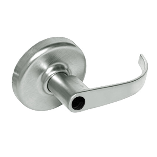 CL3372-PZD-618-LC Corbin CL3300 Series Less Cylinder Extra Heavy Duty Public Toilet Cylindrical Locksets with Princeton Lever in Bright Nickel Plated Finish