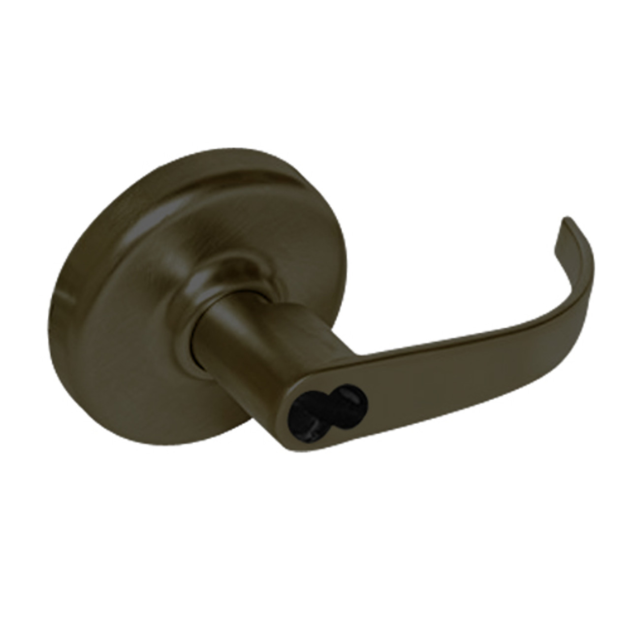 CL3355-PZD-613-CL6 Corbin CL3300 Series IC 6-Pin Less Core Extra Heavy Duty Classroom Cylindrical Locksets with Princeton Lever in Oil Rubbed Bronze Finish