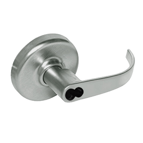 CL3361-PZD-619-CL6 Corbin CL3300 Series IC 6-Pin Less Core Extra Heavy Duty Entry or Office Cylindrical Locksets with Princeton Lever in Satin Nickel Plated Finish