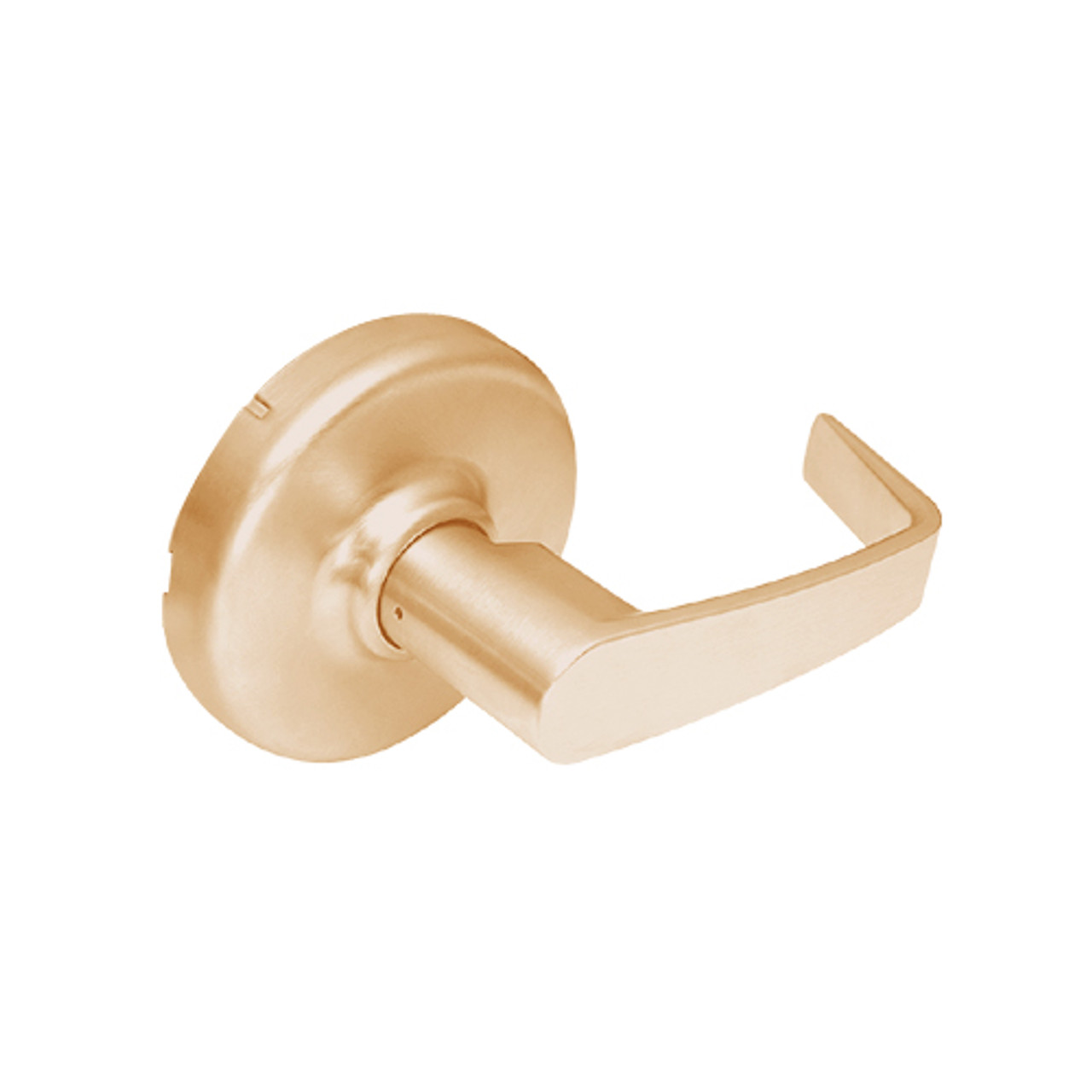 CL3370-NZD-612 Corbin CL3300 Series Extra Heavy Duty Full Dummy Cylindrical Locksets with Newport Lever in Satin Bronze Finish