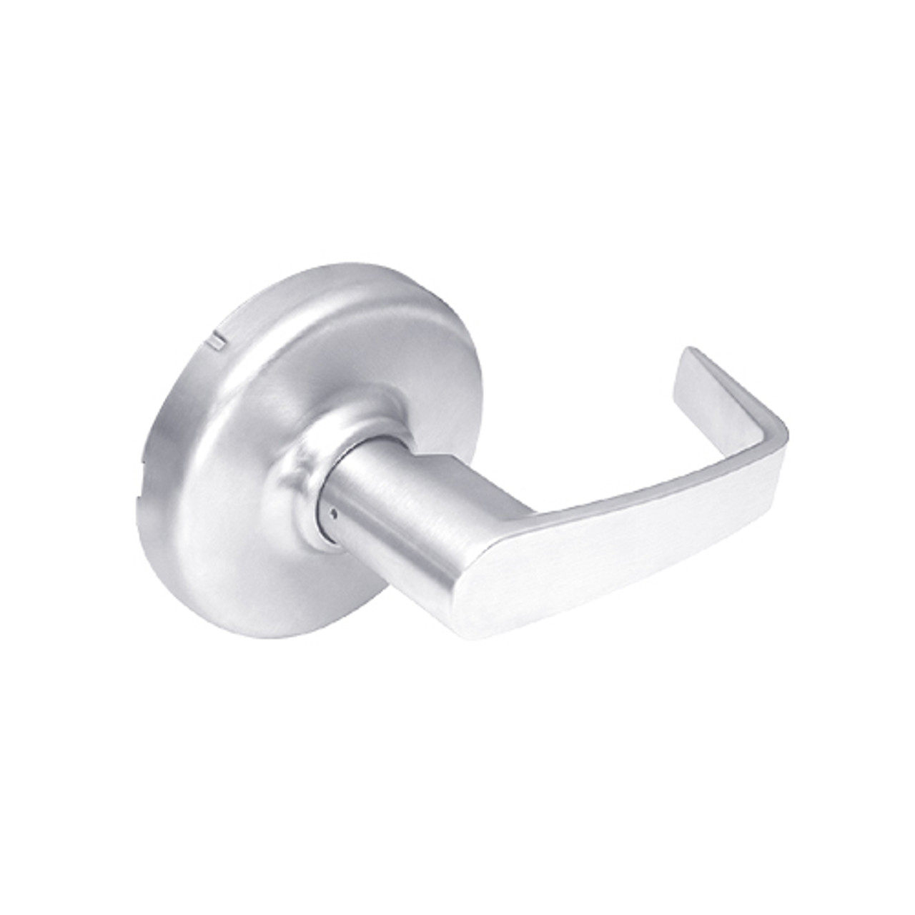 CL3370-NZD-625 Corbin CL3300 Series Extra Heavy Duty Full Dummy Cylindrical Locksets with Newport Lever in Bright Chrome Finish