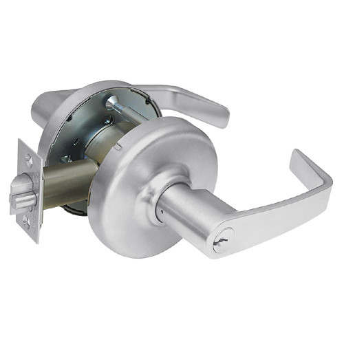 CL3351-NZD-626 Corbin CL3300 Series Extra Heavy Duty Entrance Cylindrical Locksets with Newport Lever in Satin Chrome Finish