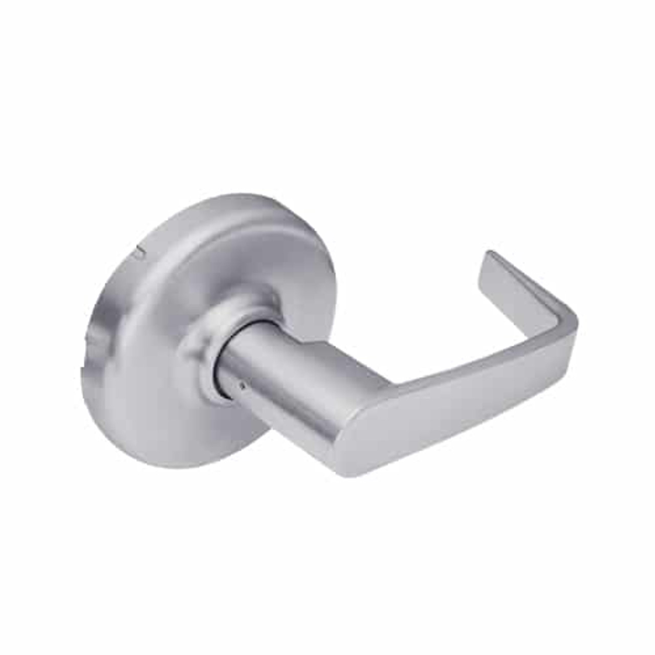 CL3550-NZD-626 Corbin CL3500 Series Heavy Duty Half Dummy Cylindrical Locksets with Newport Lever in Satin Chrome Finish