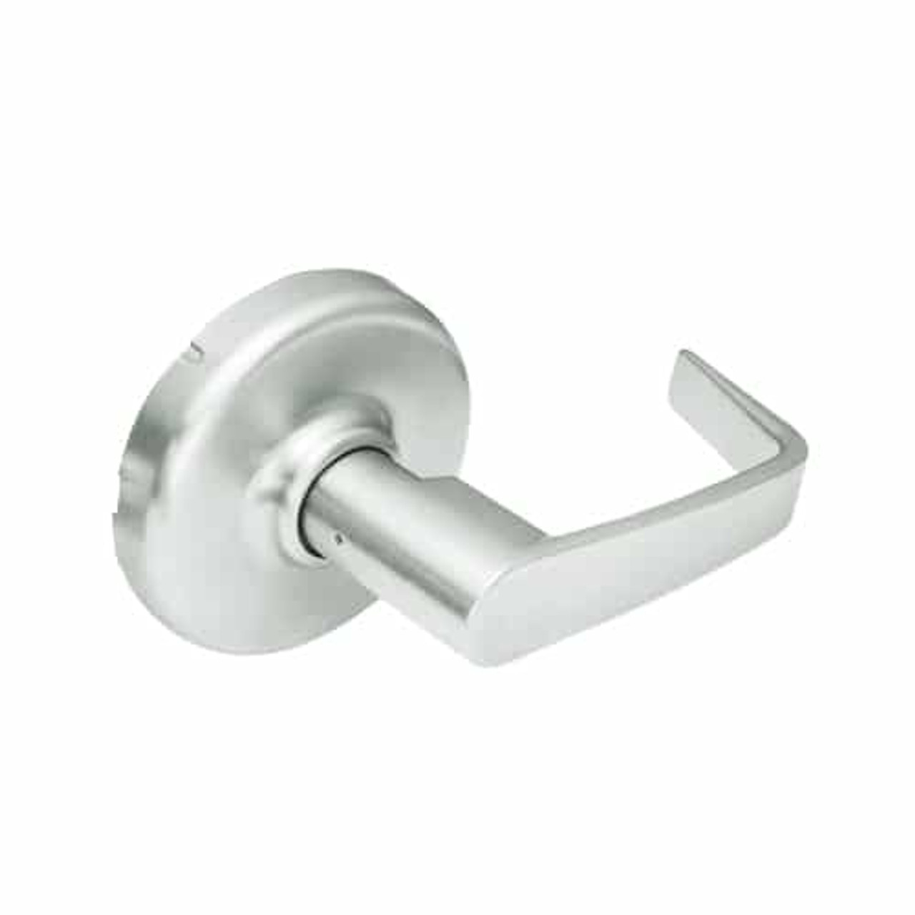 CL3570-NZD-618 Corbin CL3500 Series Heavy Duty Full Dummy Cylindrical Locksets with Newport Lever in Bright Nickel Plated Finish
