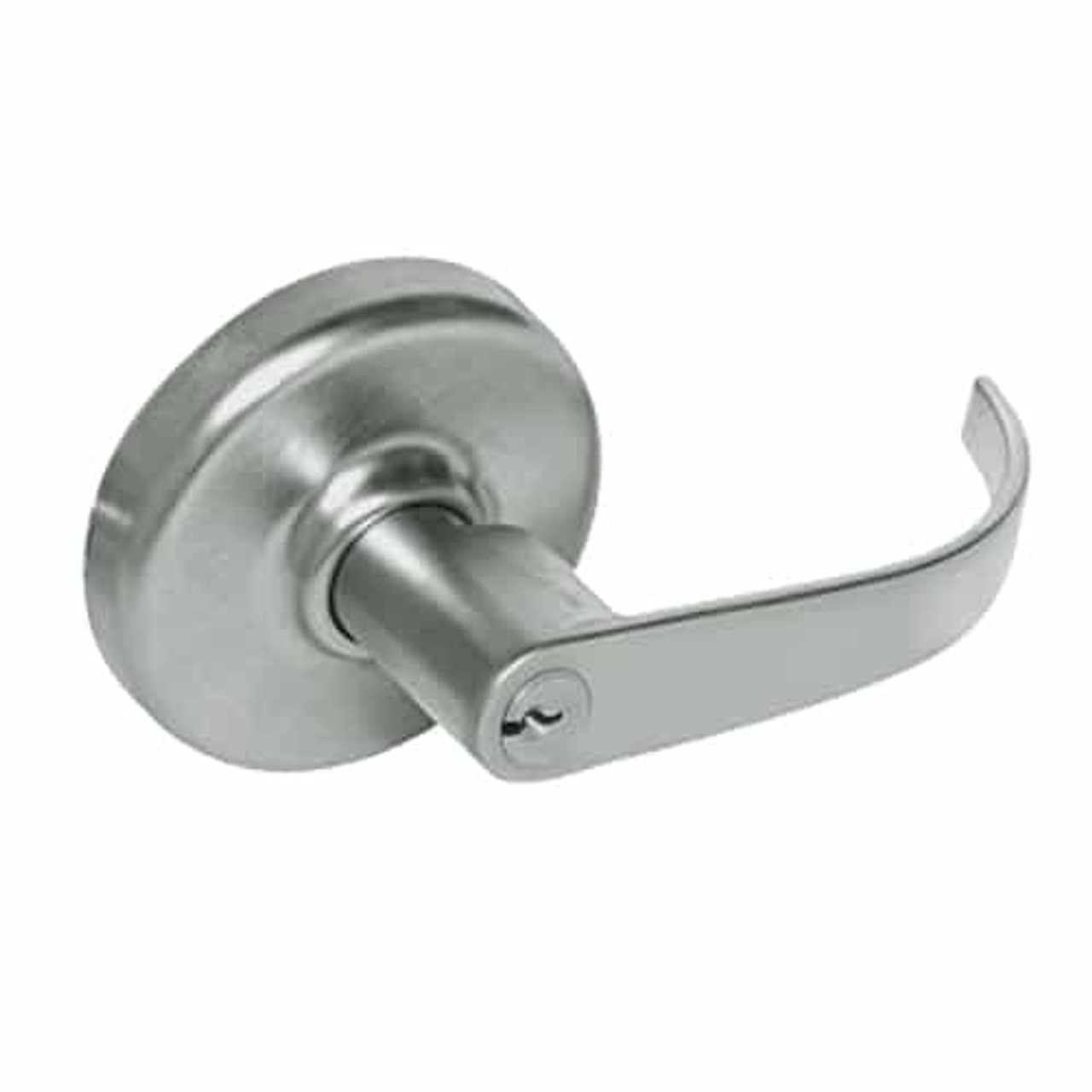 CL3557-PZD-619 Corbin CL3500 Series Heavy Duty Storeroom Cylindrical Locksets with Princeton Lever in Satin Nickel Plated Finish