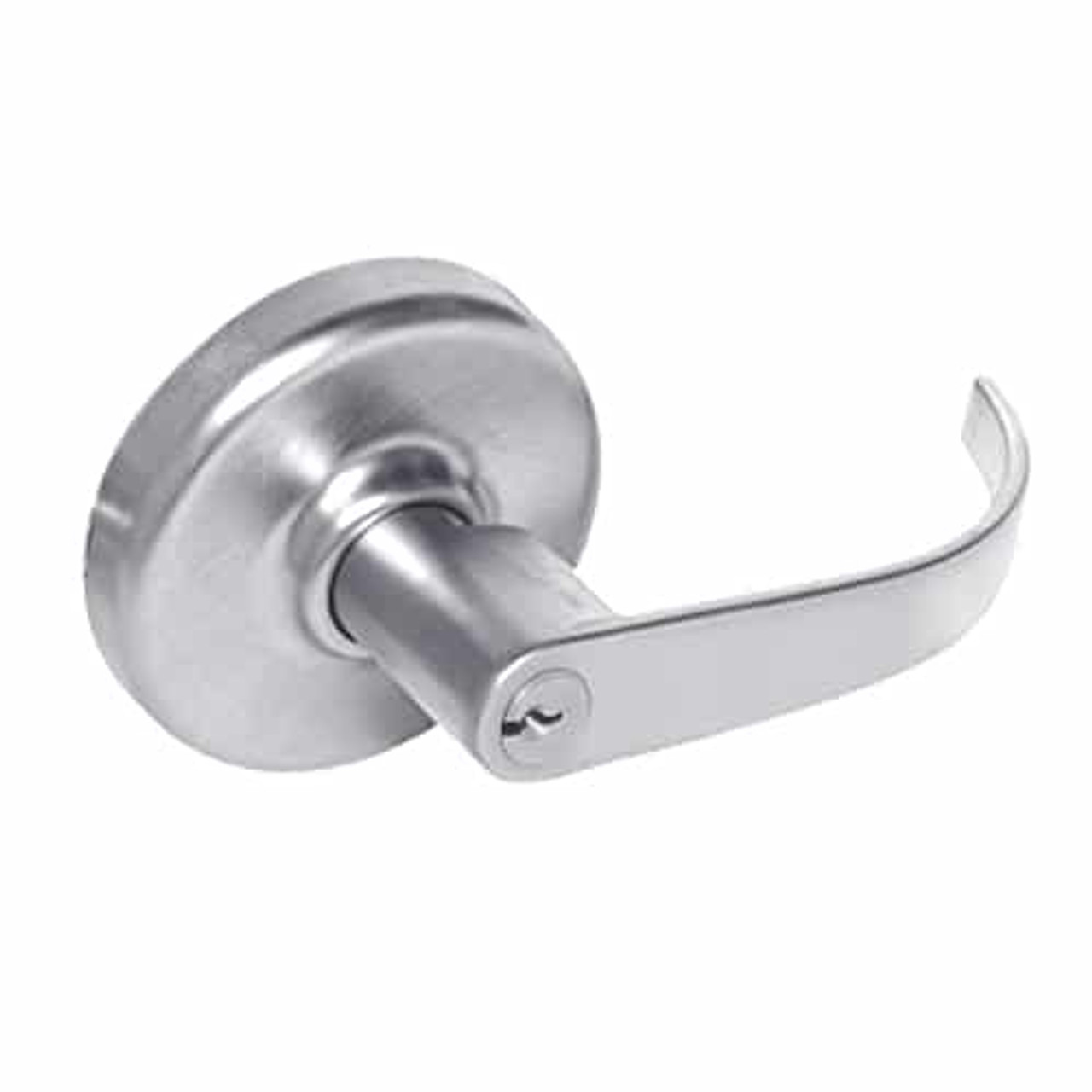 CL3557-PZD-625 Corbin CL3500 Series Heavy Duty Storeroom Cylindrical Locksets with Princeton Lever in Bright Chrome Finish