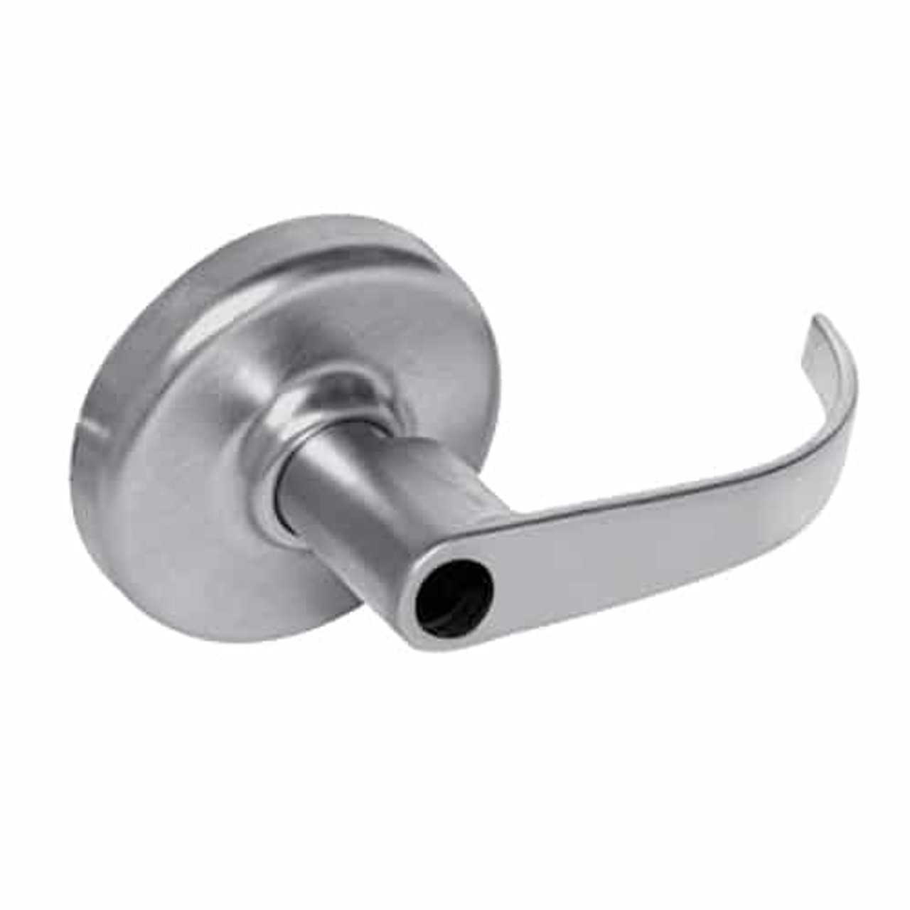 CL3557-PZD-626-LC Corbin CL3500 Series Heavy Duty Less Cylinder Storeroom Cylindrical Locksets with Princeton Lever in Satin Chrome Finish