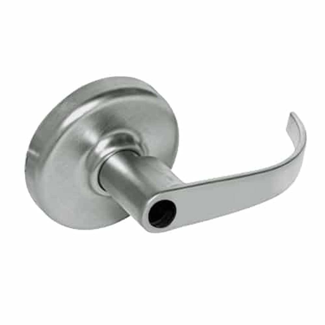 CL3561-PZD-619-LC Corbin CL3500 Series Heavy Duty Less Cylinder Office or Privacy Cylindrical Locksets with Princeton Lever in Satin Nickel Plated Finish