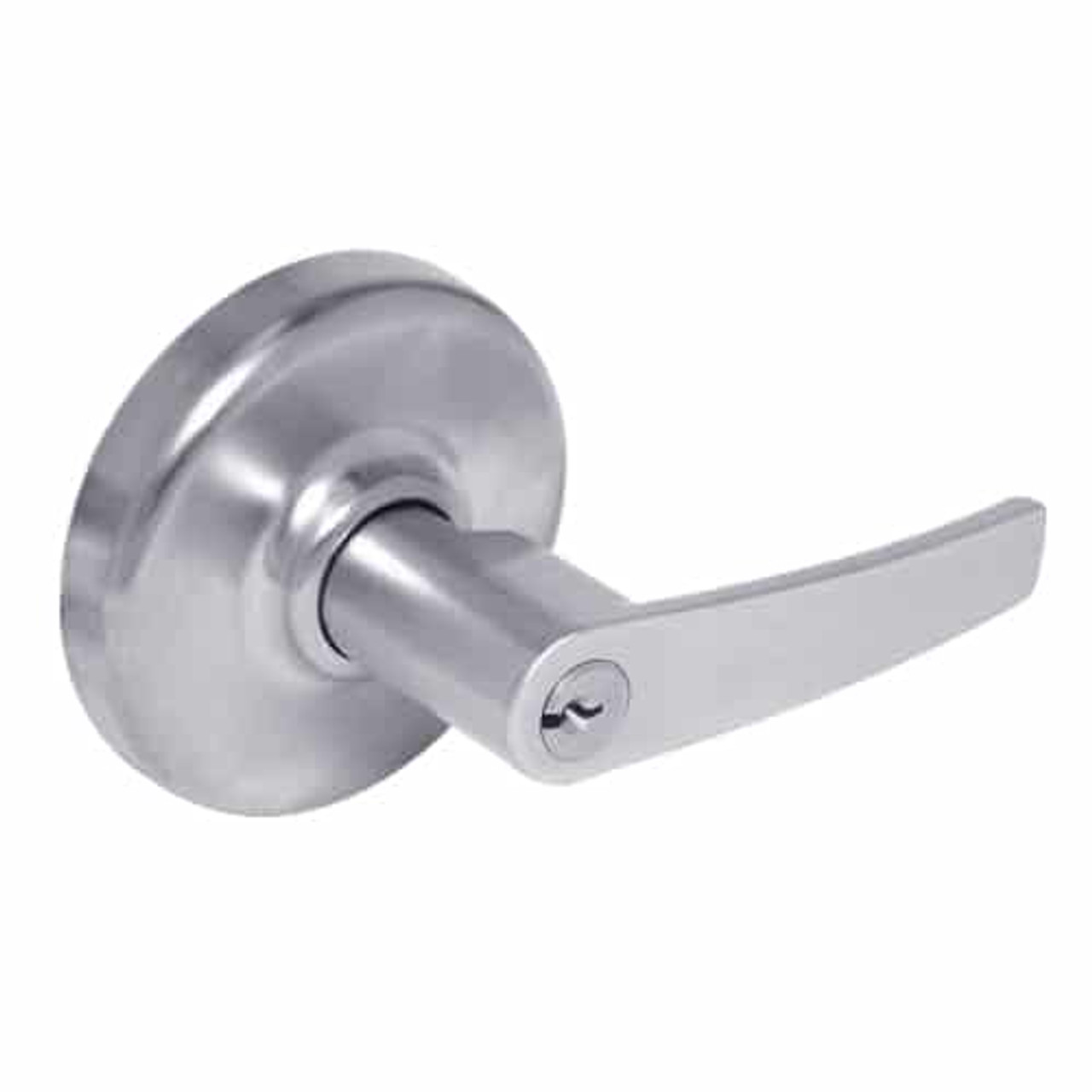 CL3557-AZD-626 Corbin CL3500 Series Heavy Duty Storeroom Cylindrical Locksets with Armstrong Lever in Satin Chrome Finish