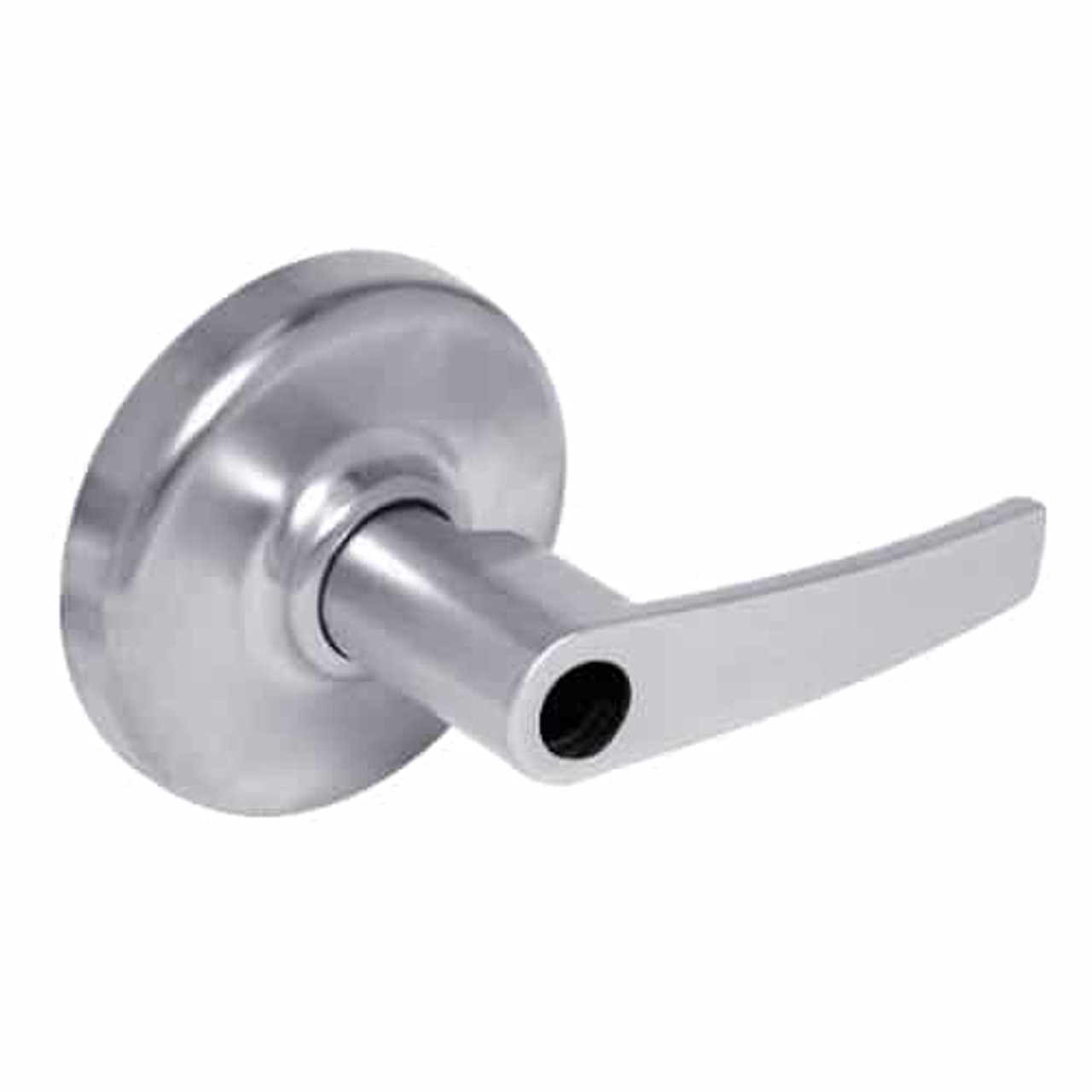 CL3551-AZD-626-LC Corbin CL3500 Series Heavy Duty Less Cylinder Entrance Cylindrical Locksets with Armstrong Lever in Satin Chrome Finish