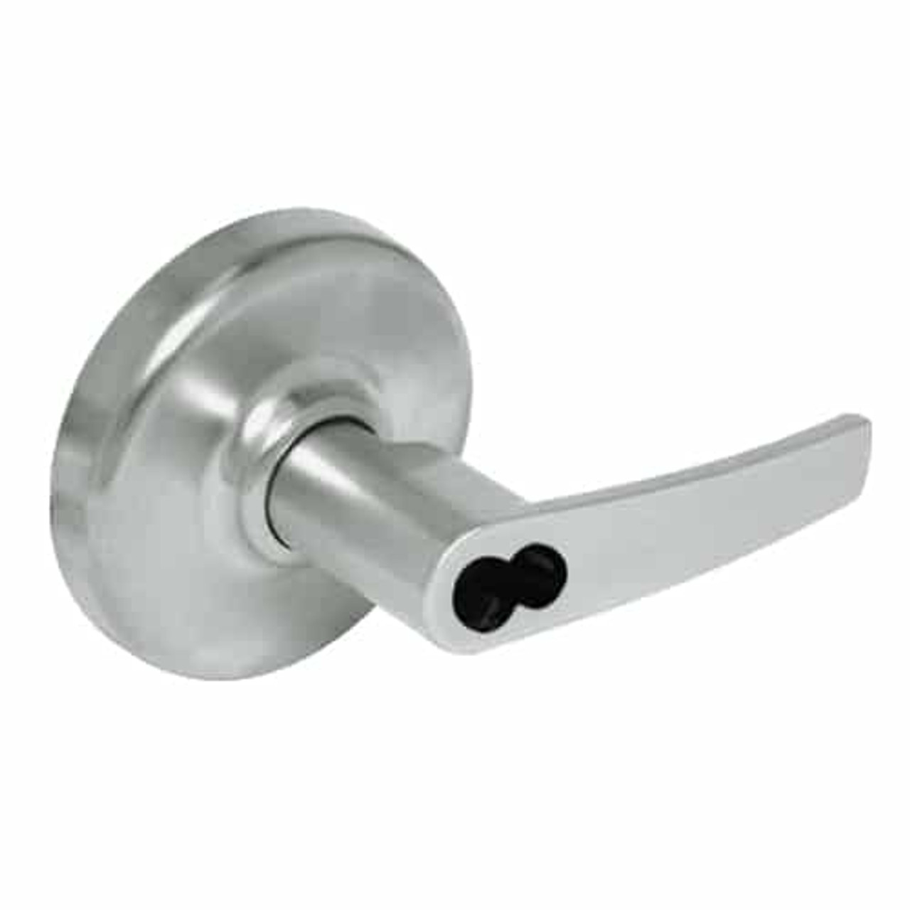 CL3581-AZD-619-CL6 Corbin CL3500 Series IC 6-Pin Less Core Heavy Duty Keyed with Blank Plate Cylindrical Locksets with Armstrong Lever in Satin Nickel Plated Finish