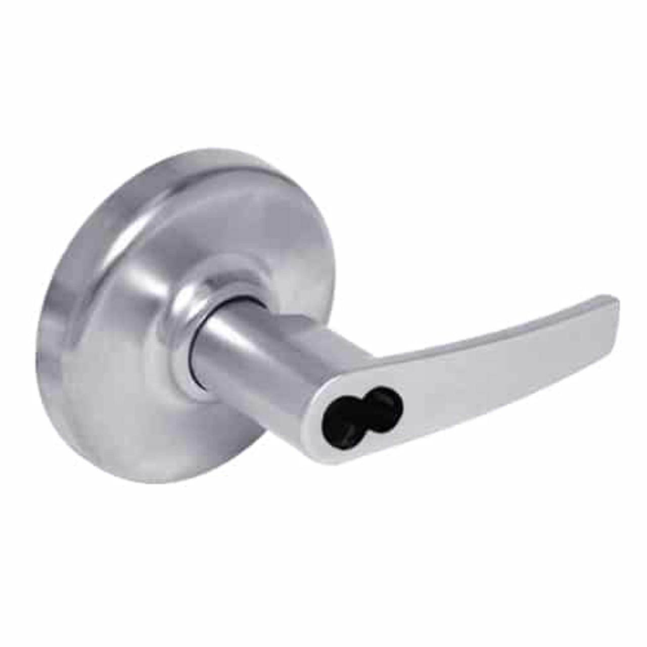 CL3582-AZD-626-CL6 Corbin CL3500 Series IC 6-Pin Less Core Heavy Duty Store Door Cylindrical Locksets with Armstrong Lever in Satin Chrome Finish