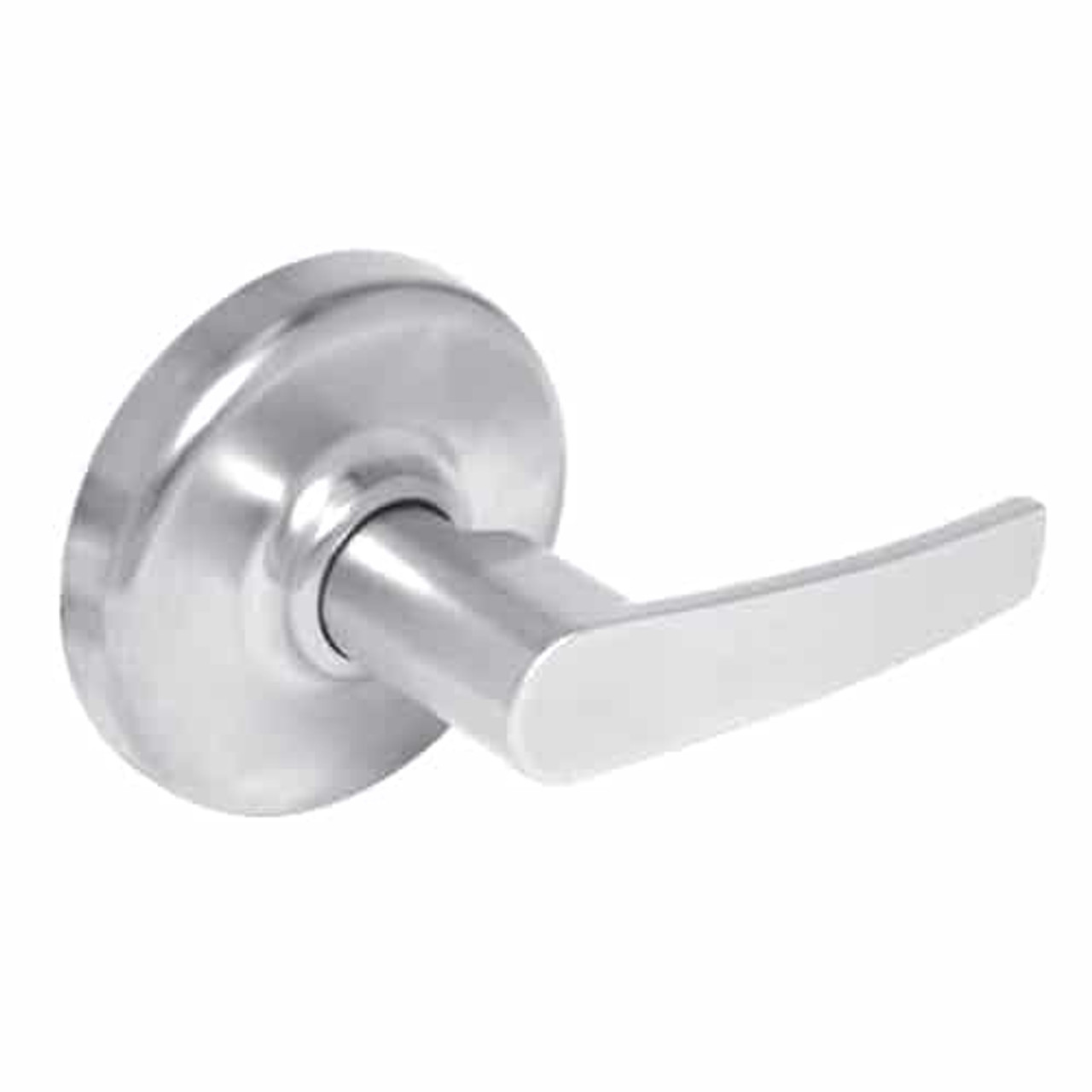CL3810-AZD-625 Corbin CL3800 Series Standard-Duty Passage Cylindrical Locksets with Armstrong Lever in Bright Chrome Finish
