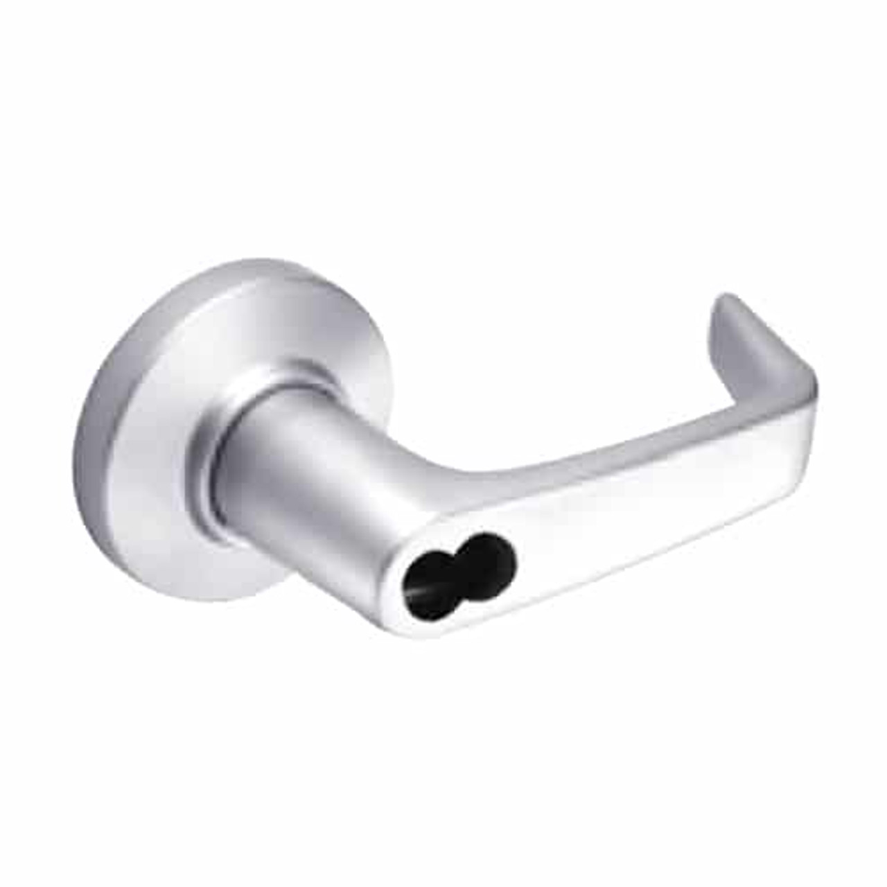 9K37W15CSTK625 Best 9K Series Institutional Cylindrical Lever Locks with Contour Angle with Return Lever Design Accept 7 Pin Best Core in Bright Chrome