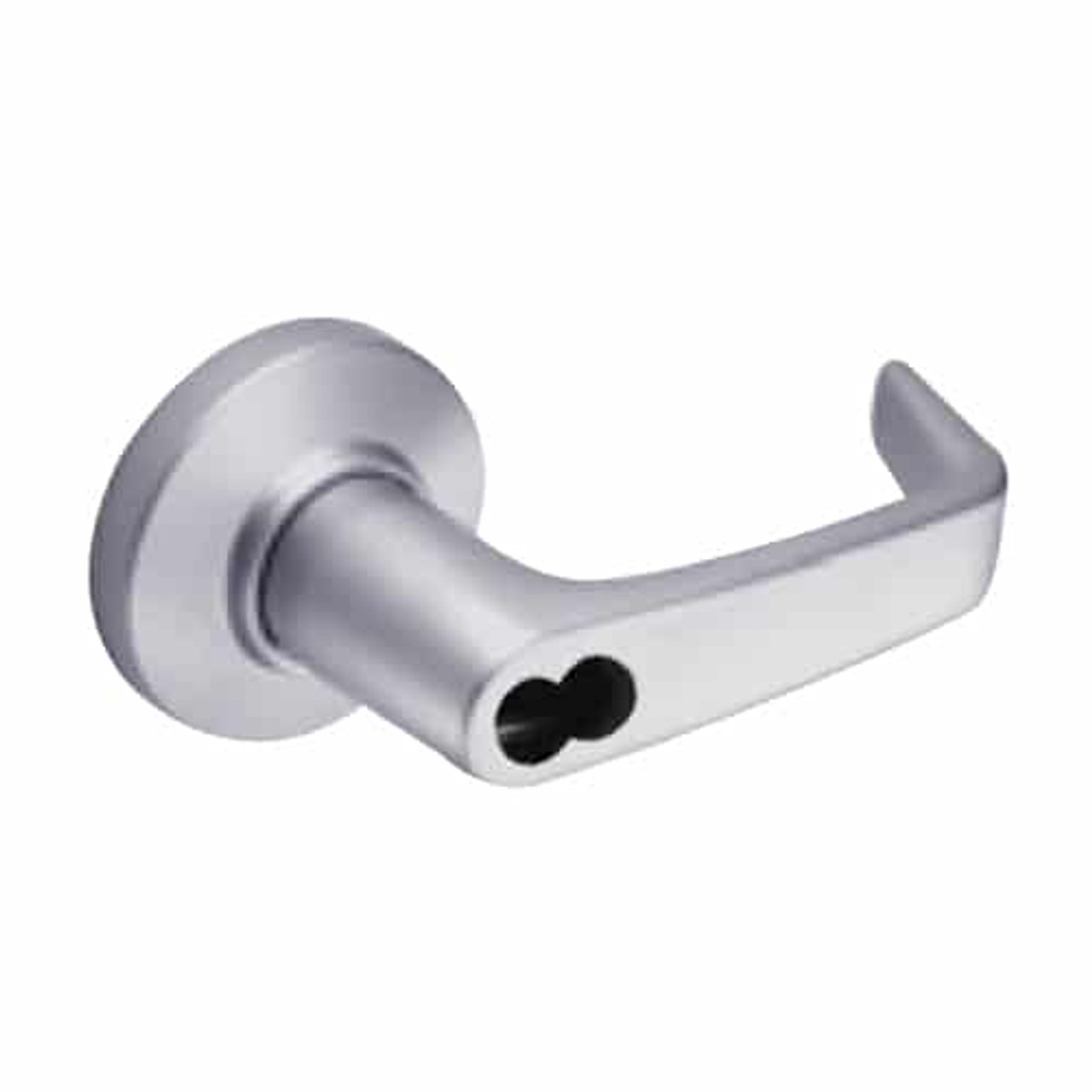 9K37W15CS3626 Best 9K Series Institutional Cylindrical Lever Locks with Contour Angle with Return Lever Design Accept 7 Pin Best Core in Satin Chrome