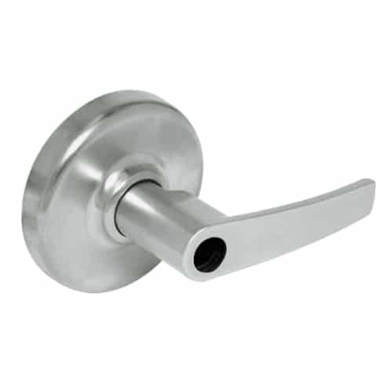 CL3855-AZD-619-LC Corbin CL3800 Series Standard-Duty Less Cylinder Classroom Cylindrical Locksets with Armstrong Lever in Satin Nickel Plated Finish