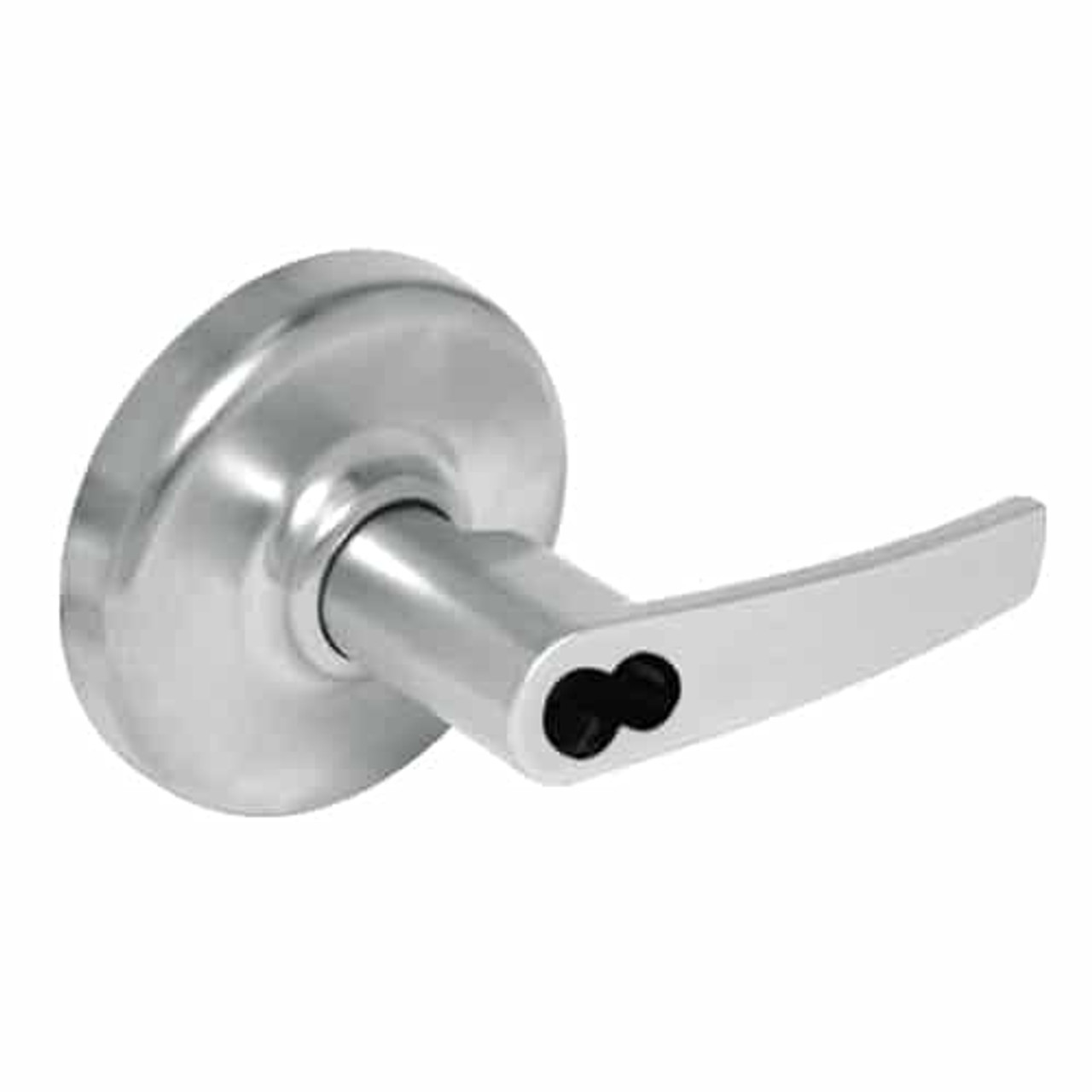 CL3855-AZD-618-CL7 Corbin CL3800 Series IC 7-Pin Less Core Standard-Duty Classroom Cylindrical Locksets with Armstrong Lever in Bright Nickel Plated Finish