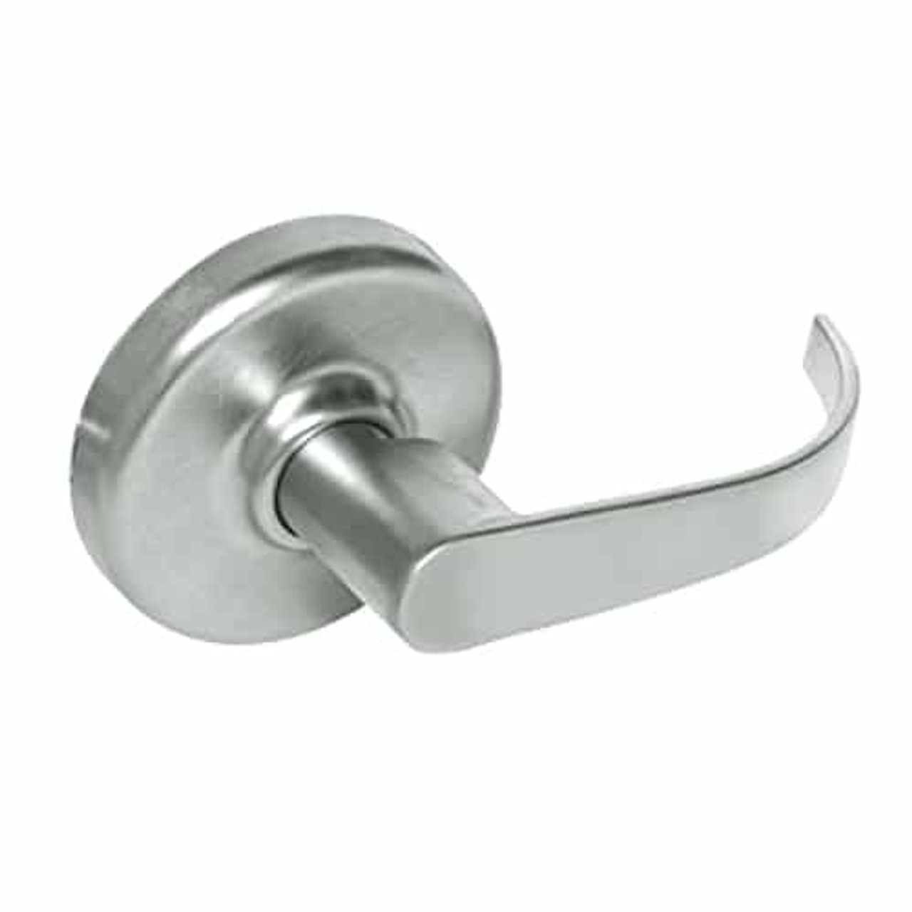 CL3870-PZD-618 Corbin CL3800 Series Standard-Duty Full Dummy Cylindrical Locksets with Princeton Lever in Bright Nickel Plated Finish