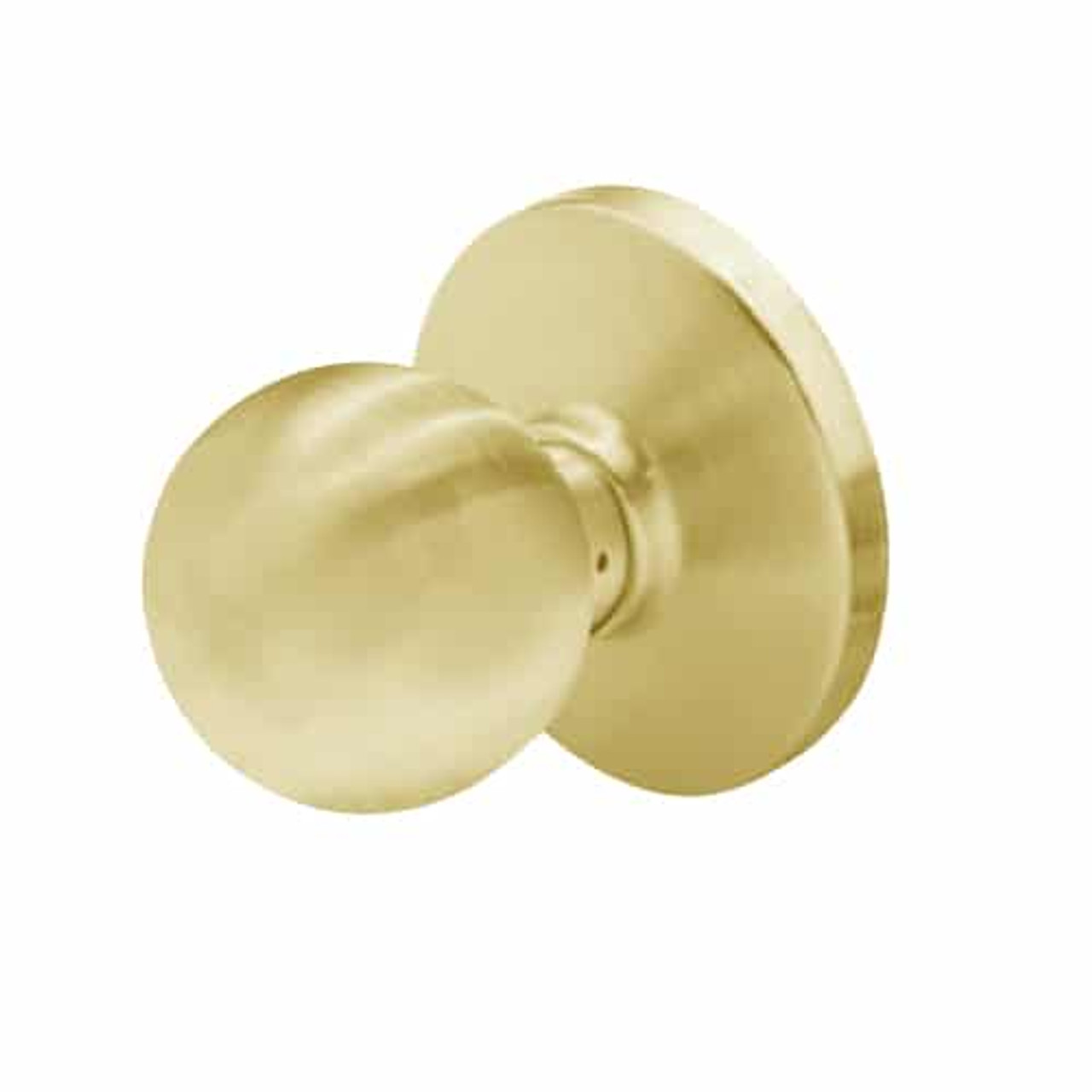 6K20N4DSTK605 Best 6K Series Passage Medium Duty Cylindrical Knob Locks with Round Style in Bright Brass