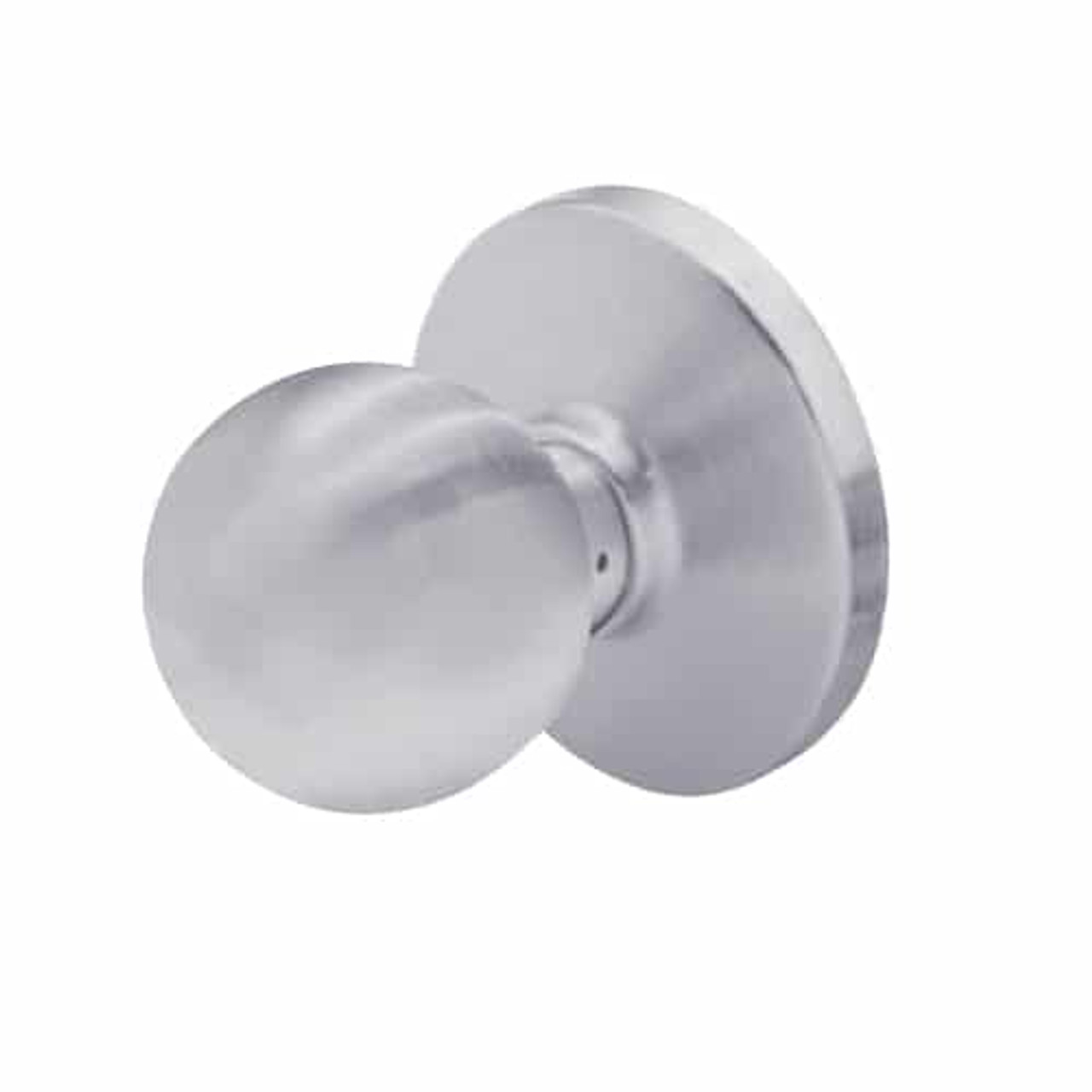 6K20N4DS3626 Best 6K Series Passage Medium Duty Cylindrical Knob Locks with Round Style in Satin Chrome