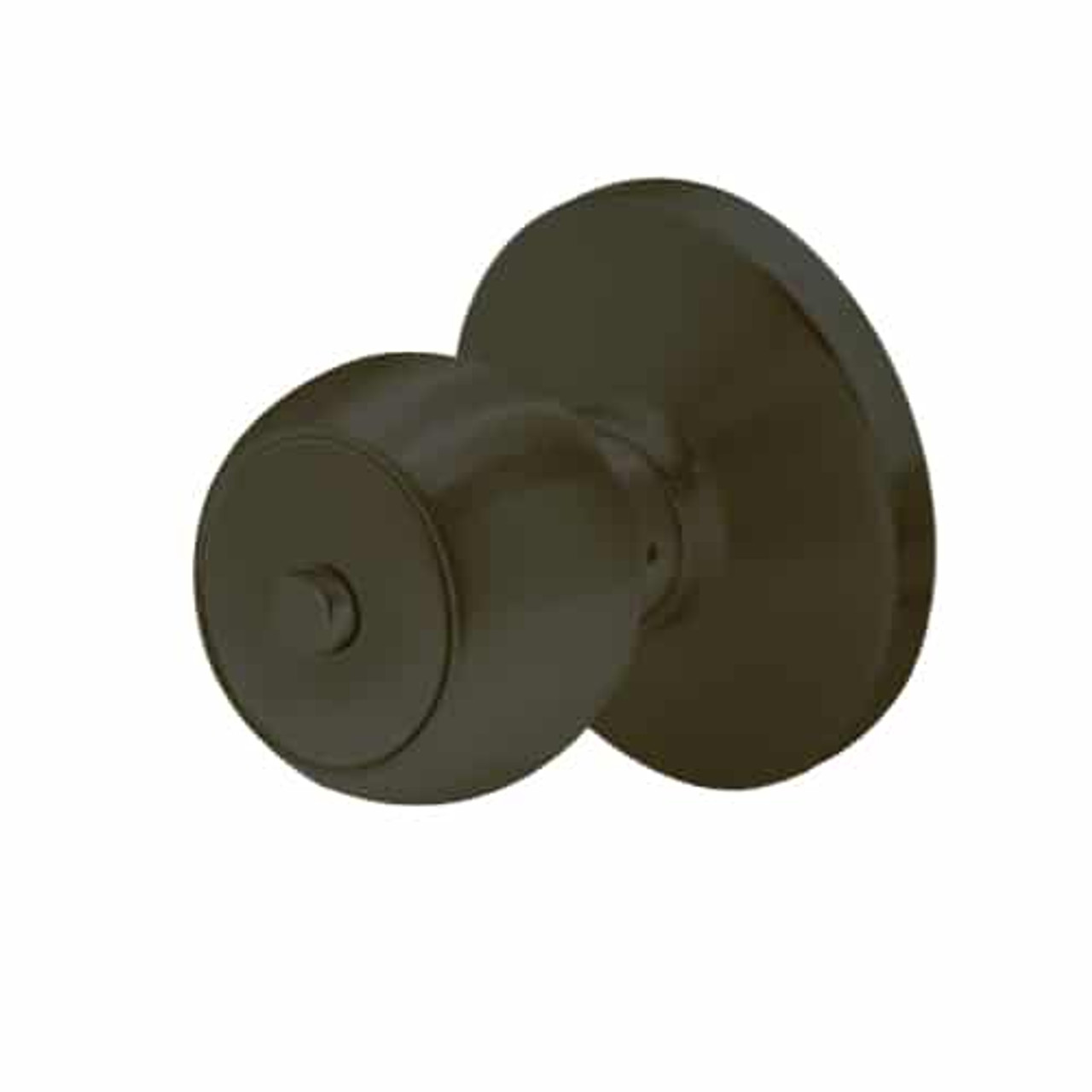 6K20L4DS3613 Best 6K Series Privacy Medium Duty Cylindrical Knob Locks with Round Style in Oil Rubbed Bronze