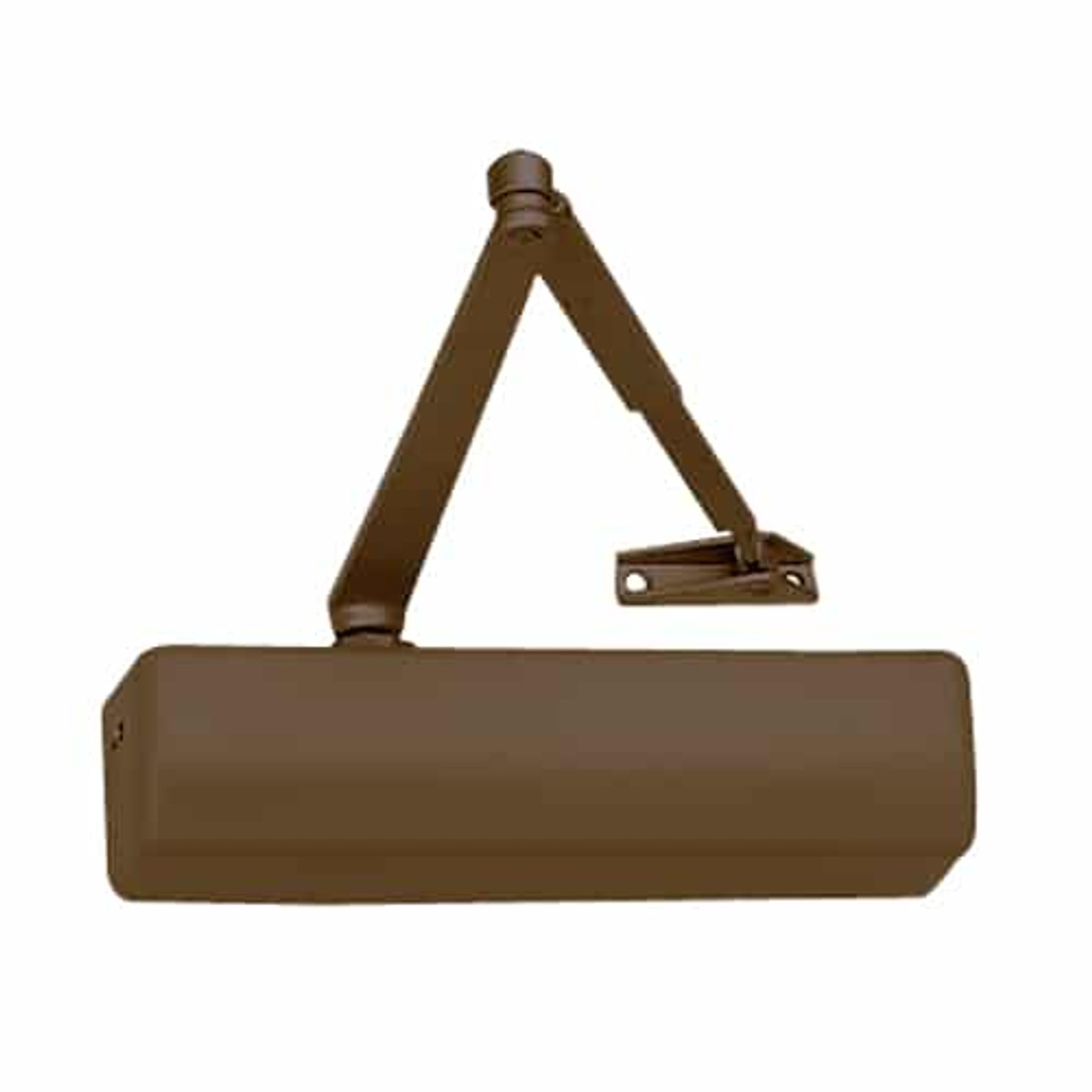 DC6200-A1-690-M54 Corbin 6000 Series Multi-Sized Regular Arm Door Closers with Hold Open Arm in Dark Bronze Finish