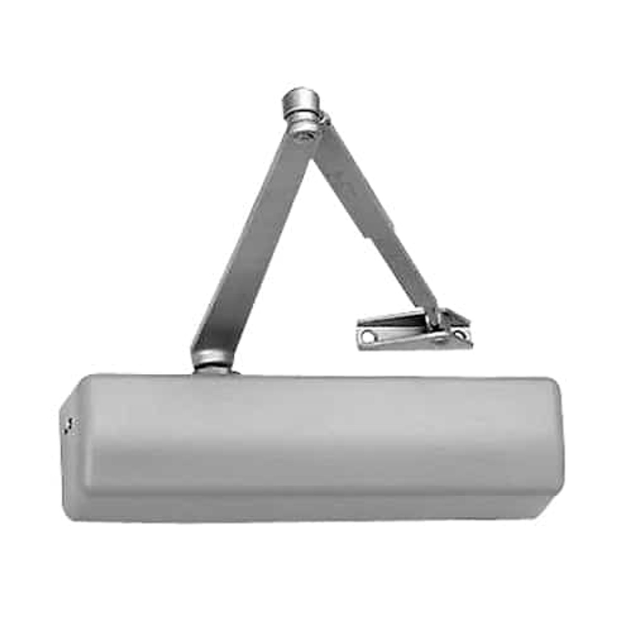 DC6406-689 Corbin 6000 Series Half-Size Adjustable Regular Arm Door Closers in Silver Aluminum Finish