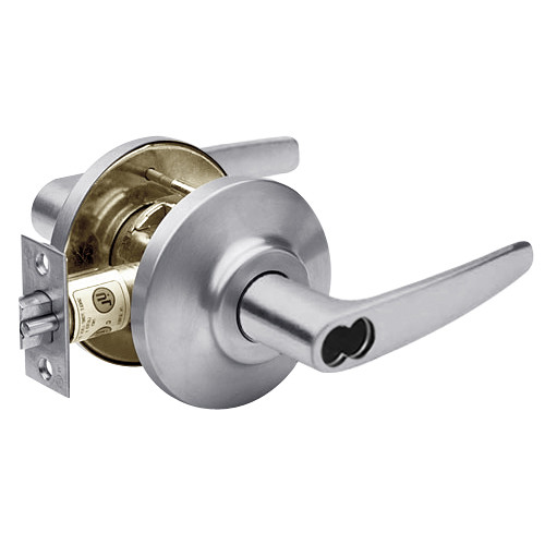 7KC37AB16DS3626 Best 7KC Series Entrance Medium Duty Cylindrical Lever Locks with Curved Without Return Lever Design in Satin Chrome