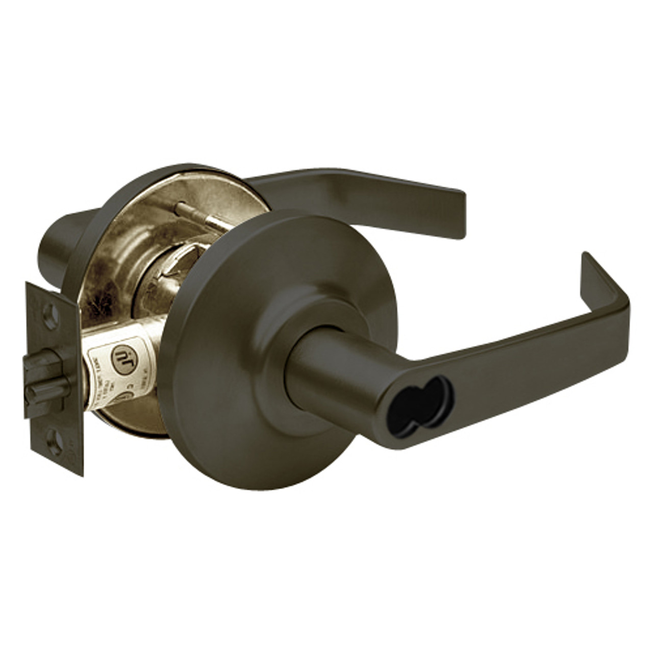 7KC37AB15DS3613 Best 7KC Series Entrance Medium Duty Cylindrical Lever Locks with Contour Angle Return Design in Oil Rubbed Bronze