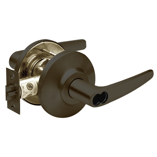 7KC27D16DSTK613 Best 7KC Series Storeroom Medium Duty Cylindrical Lever Locks with Curved Without Return Lever Design in Oil Rubbed Bronze