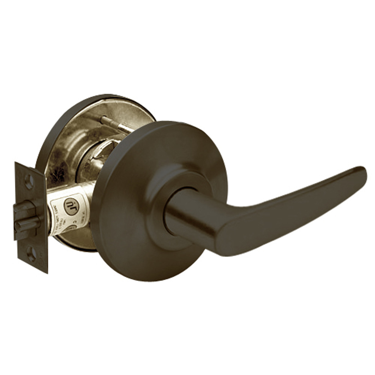 7KC20Y16DS3613 Best 7KC Series Exit Medium Duty Cylindrical Lever Locks with Curved Without Return Lever Design in Oil Rubbed Bronze