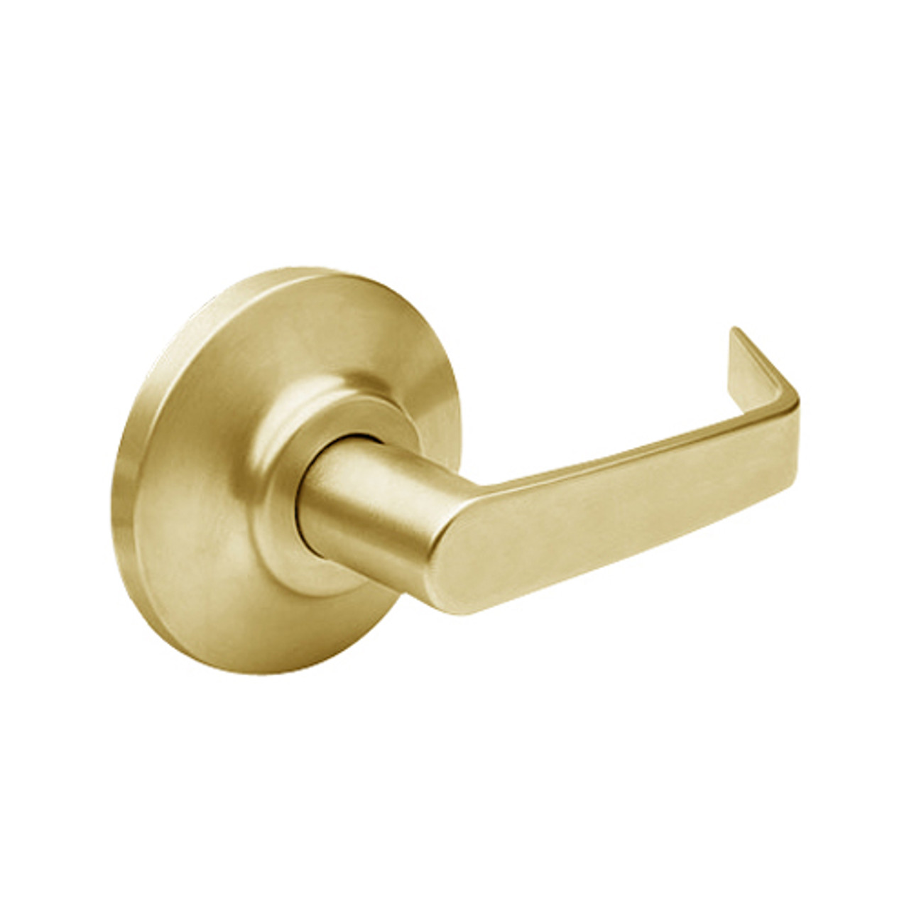 7KC-01DT15D-605 Best 7KC Series Single Dummy Trim Medium Duty Cylindrical Lever Locks with Contour Angle Return Lever Design in Bright Brass