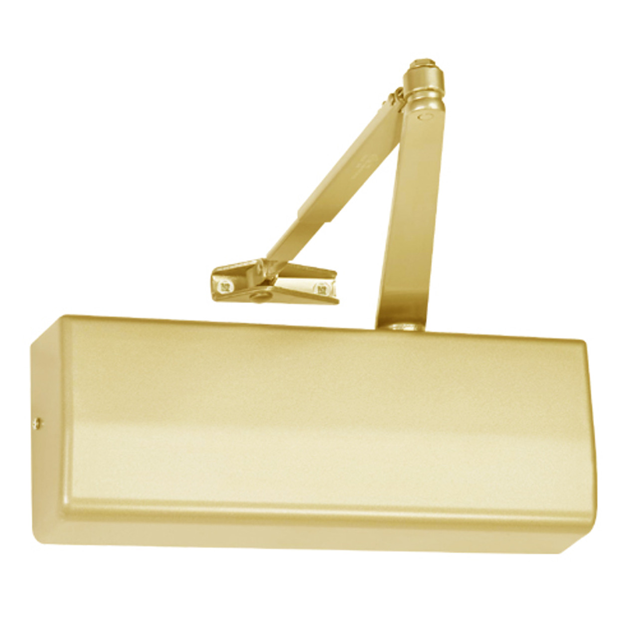 DC8200-A1-696 Corbin DC8000 Series Regular Hold Open Arm Heavy Duty Door Closers in Satin Brass Finish