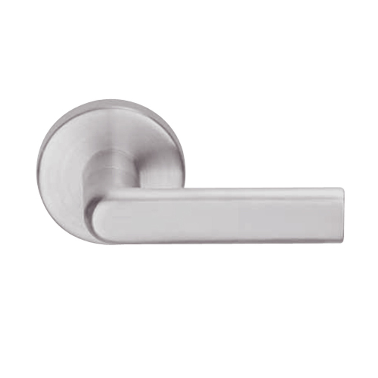 L9010-01B-630 Schlage L Series Passage Latch Commercial Mortise Lock with 01 Cast Lever Design in Satin Stainless Steel