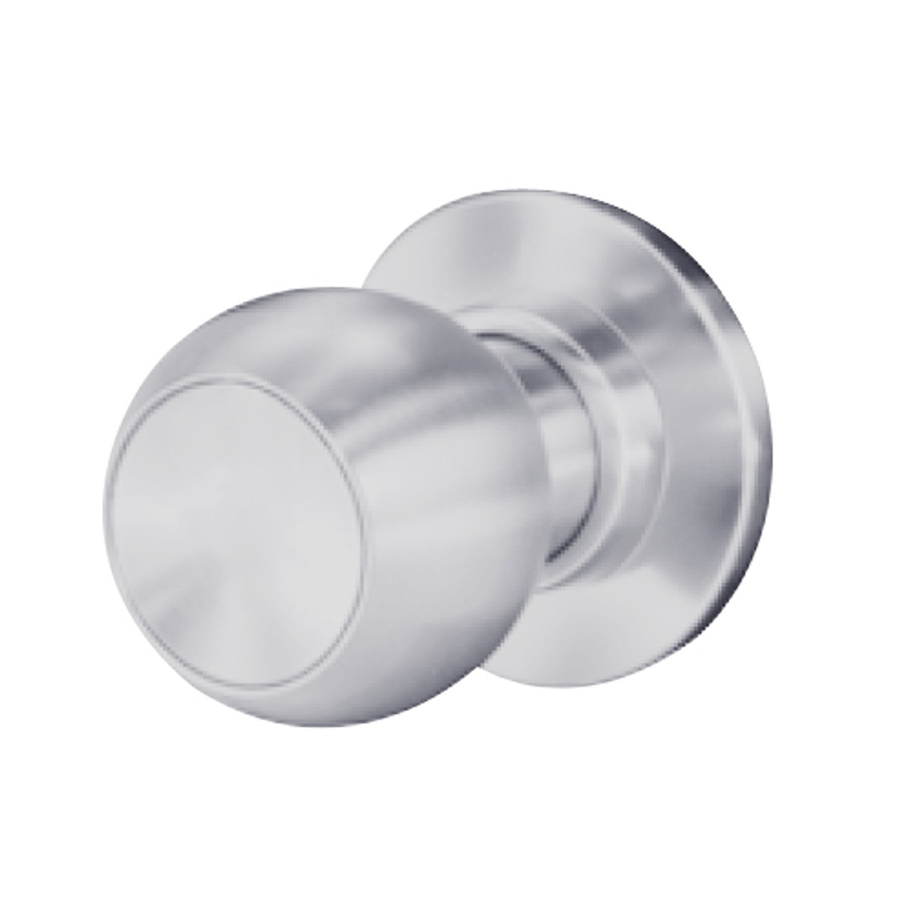 8K30N4CSTK626 Best 8K Series Passage Heavy Duty Cylindrical Knob Locks with Round Style in Satin Chrome