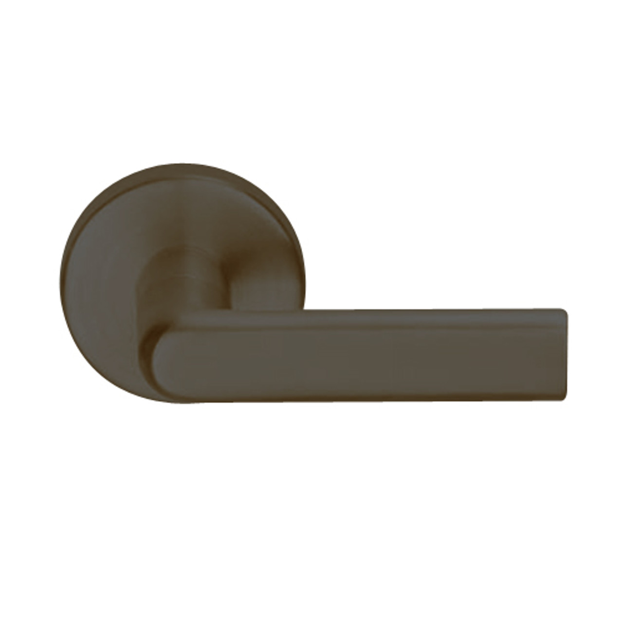 L9040-01B-613 Schlage L Series Privacy Commercial Mortise Lock with 01 Cast Lever Design in Oil Rubbed Bronze