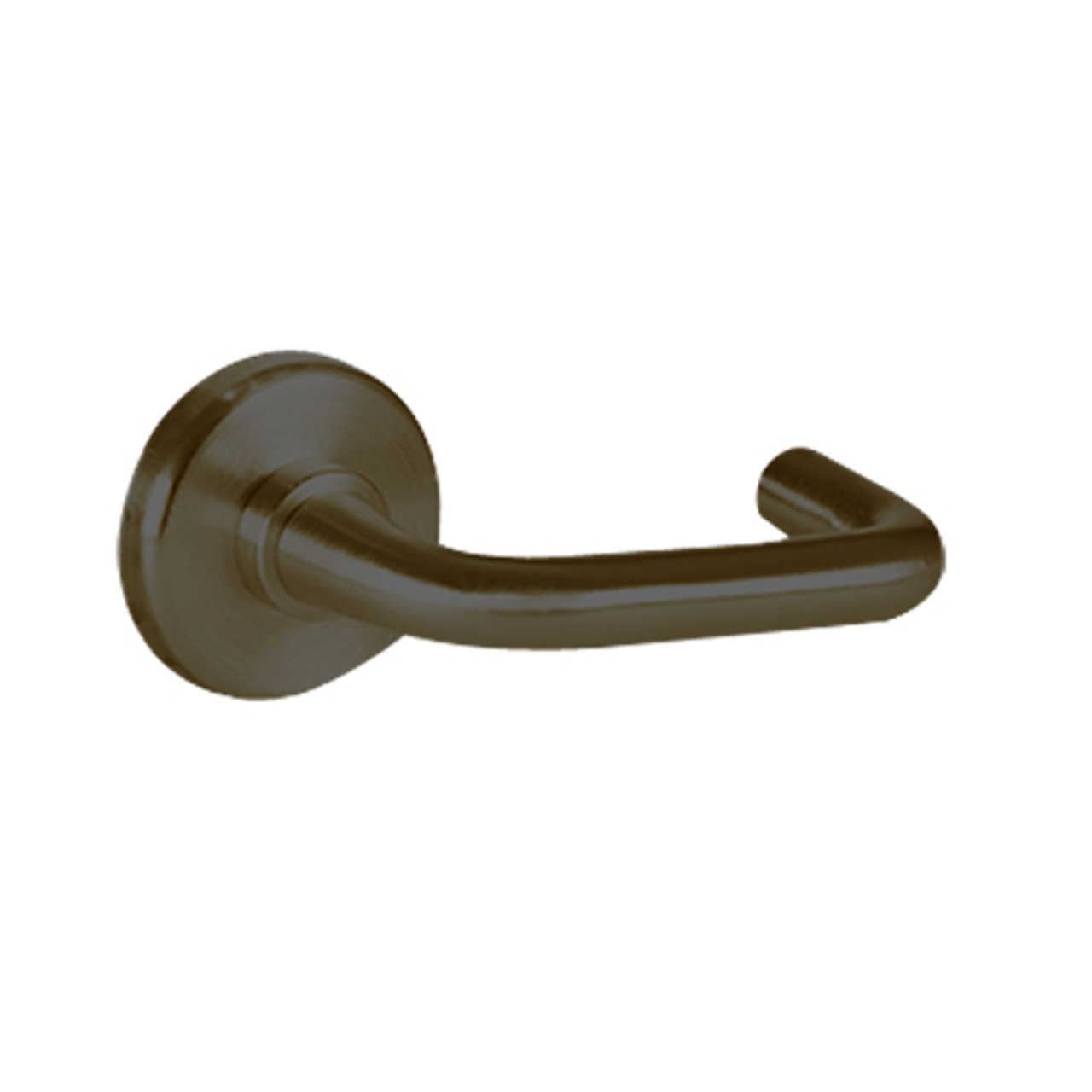 45H7W3S613 Best 40H Series Storeroom without Deadbolt Heavy Duty Mortise Lever Lock with Solid Tube Return Style in Oil Rubbed Bronze