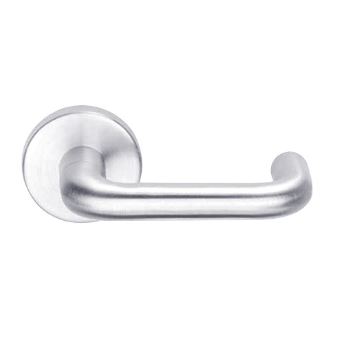 L9080P-03B-625 Schlage L Series Storeroom Commercial Mortise Lock with 03 Cast Lever Design in Bright Chrome