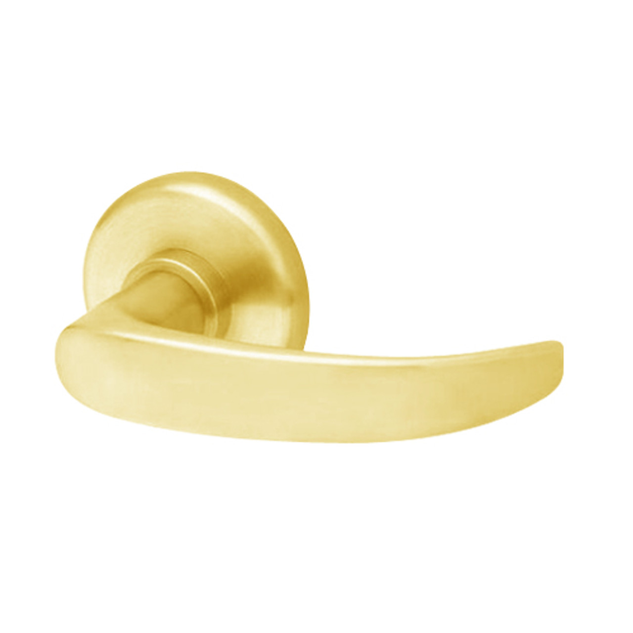 40HTKIS314H605 Best 40H Series Trim Kits Inside Lever w/ Cylinder with Curved Return Style in Bright Brass