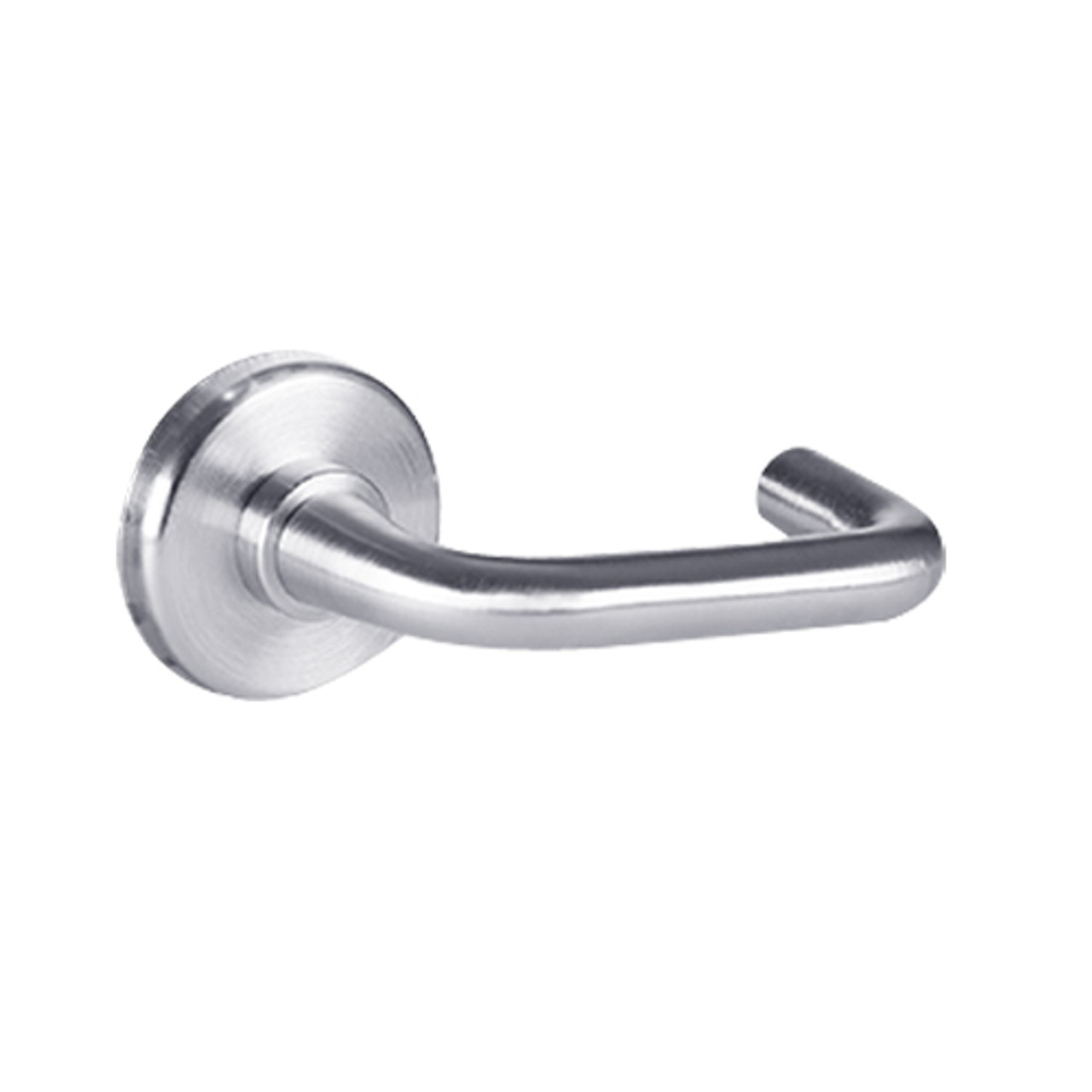 40HTKOS13H626 Best 40H Series Trim Kits Outside Lever Only with Solid Tube-Return Trim Style in Satin Chrome