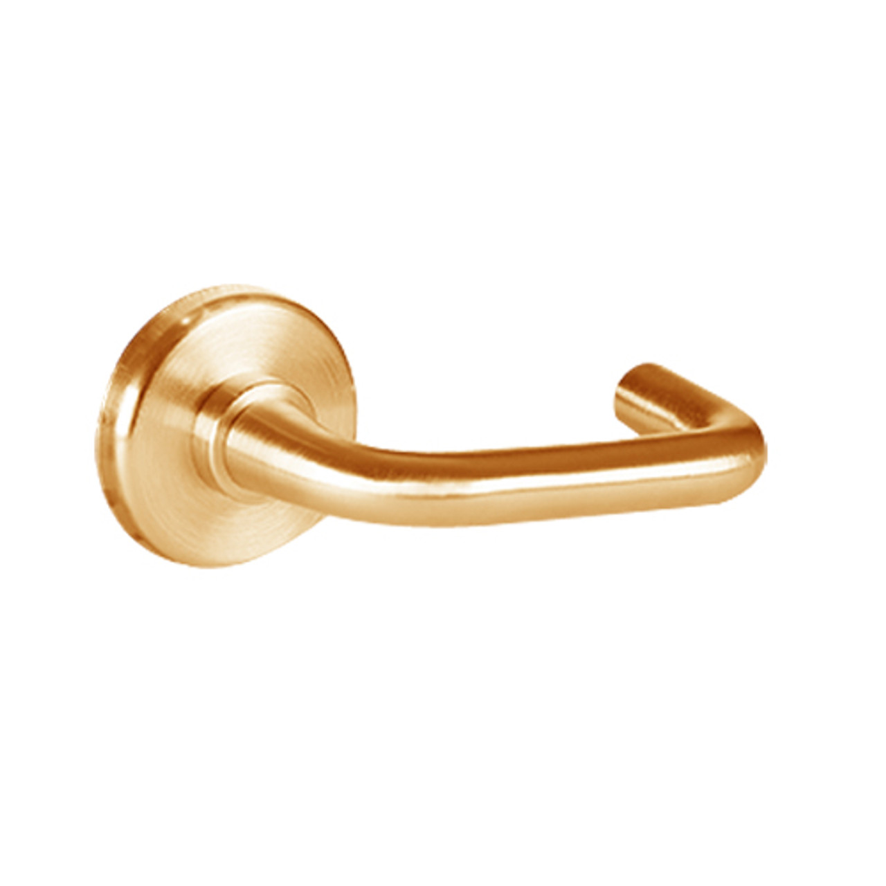 40HTKOS13R612 Best 40H Series Trim Kits Outside Lever Only with Solid Tube-Return Trim Style in Satin Bronze