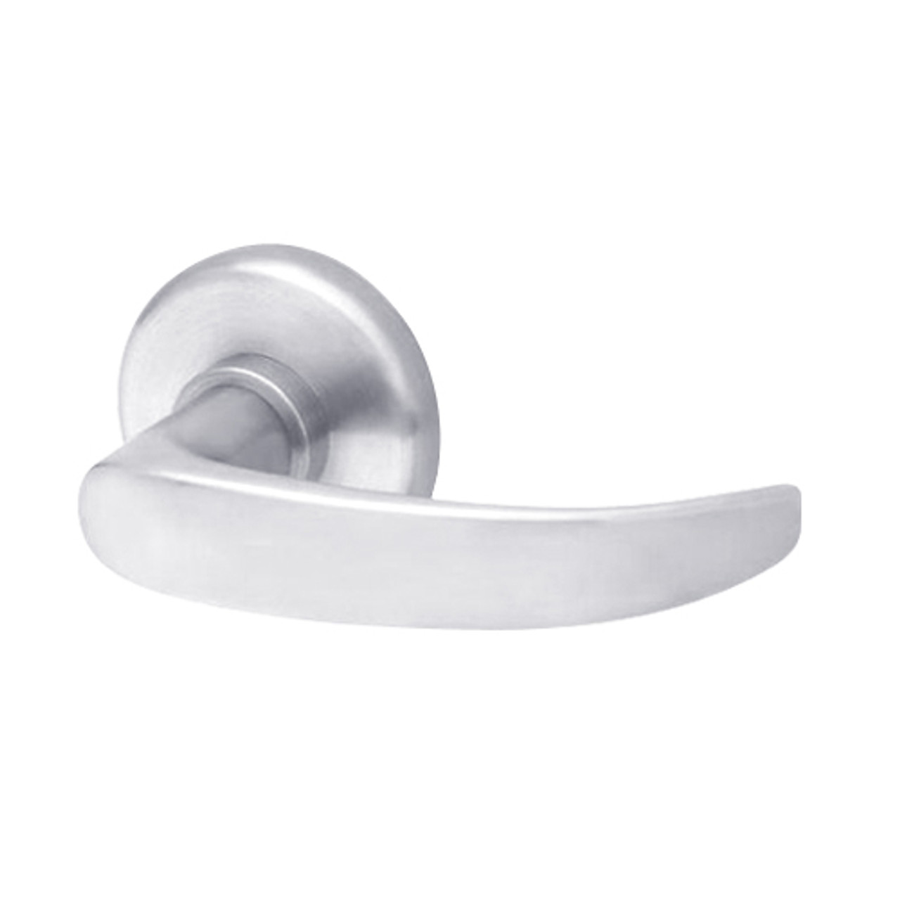 40HTKOS114R625 Best 40H Series Trim Kits Outside Lever Only with Curved Return Style in Bright Chrome