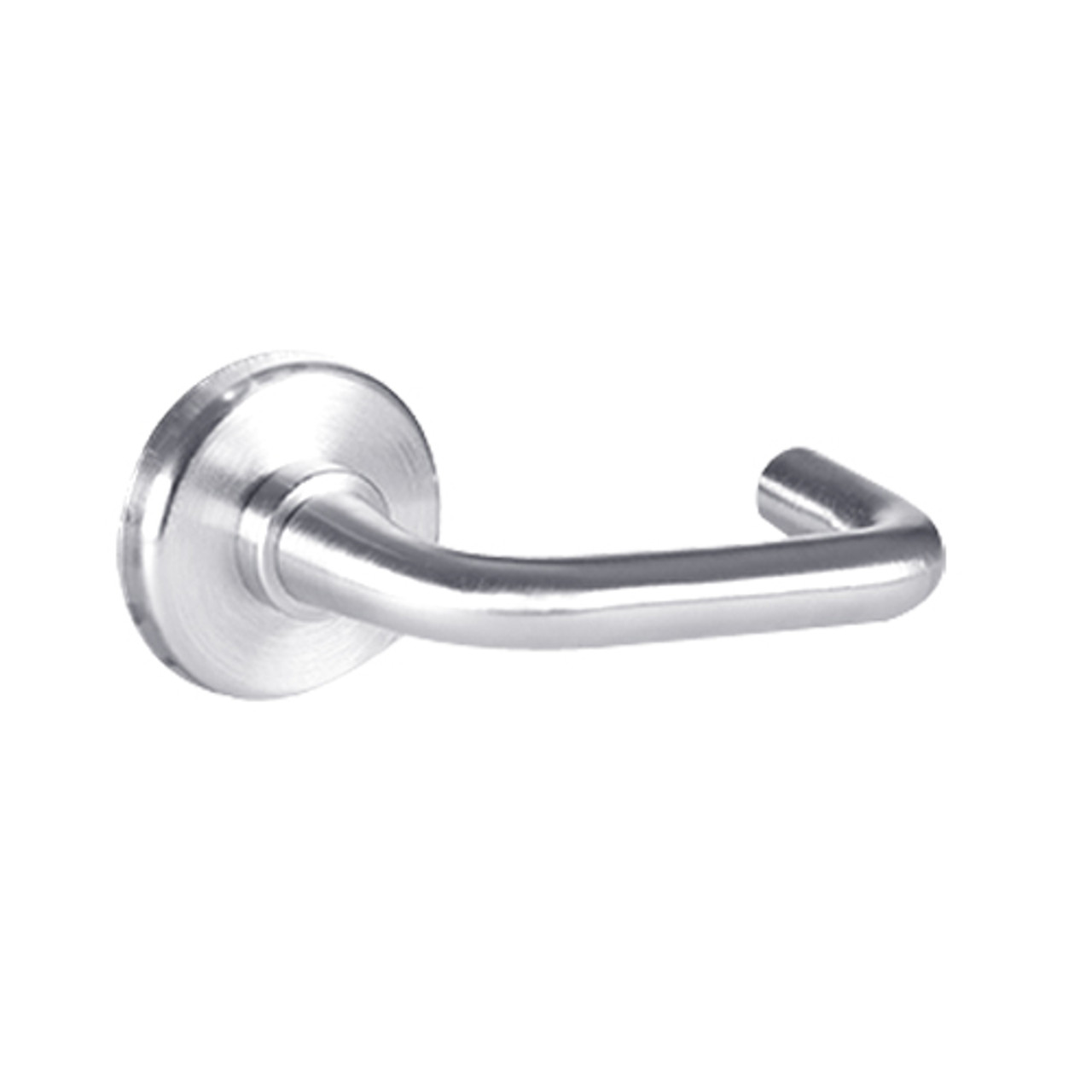 40HTKOS23H625 Best 40H Series Trim Kits Outside Lever w/ Cylinder with Solid Tube-Return Trim Style in Bright Chrome